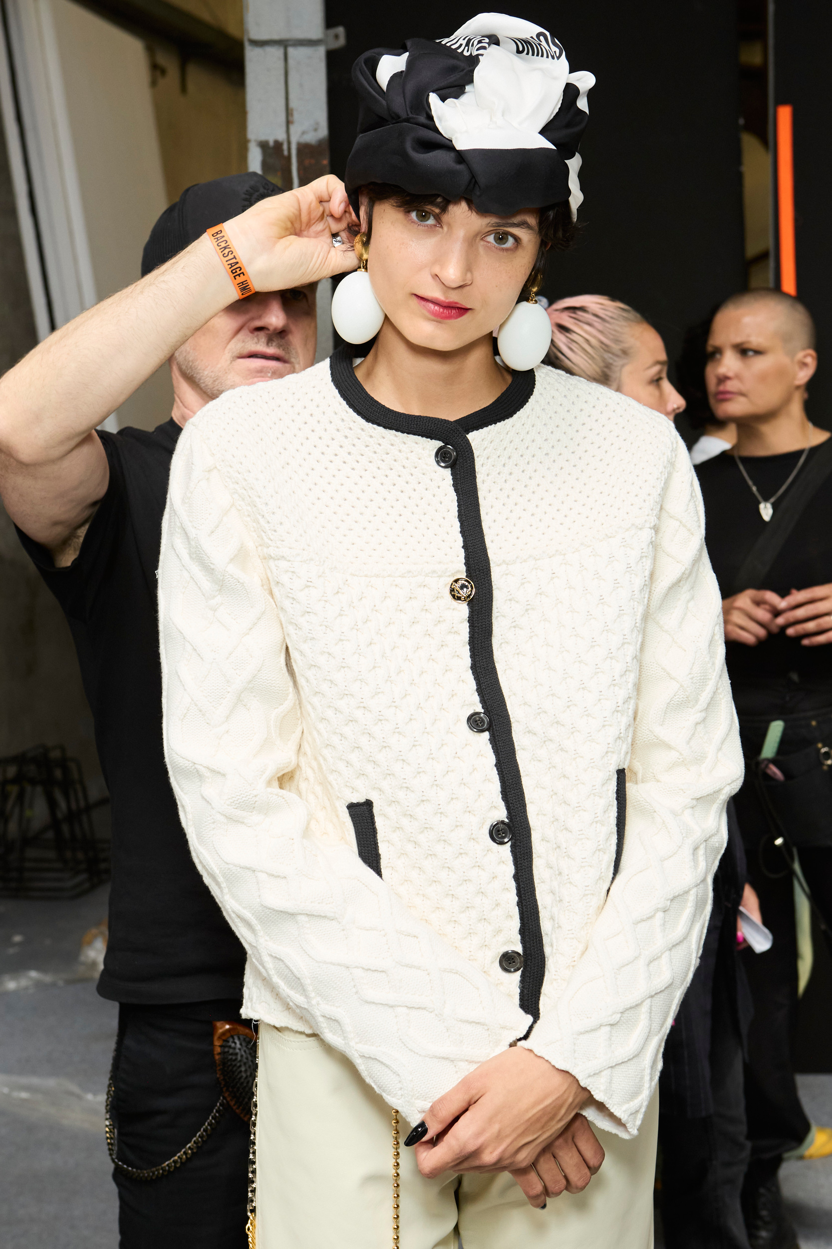 Moschino  Spring 2025 Men's Fashion Show Backstage