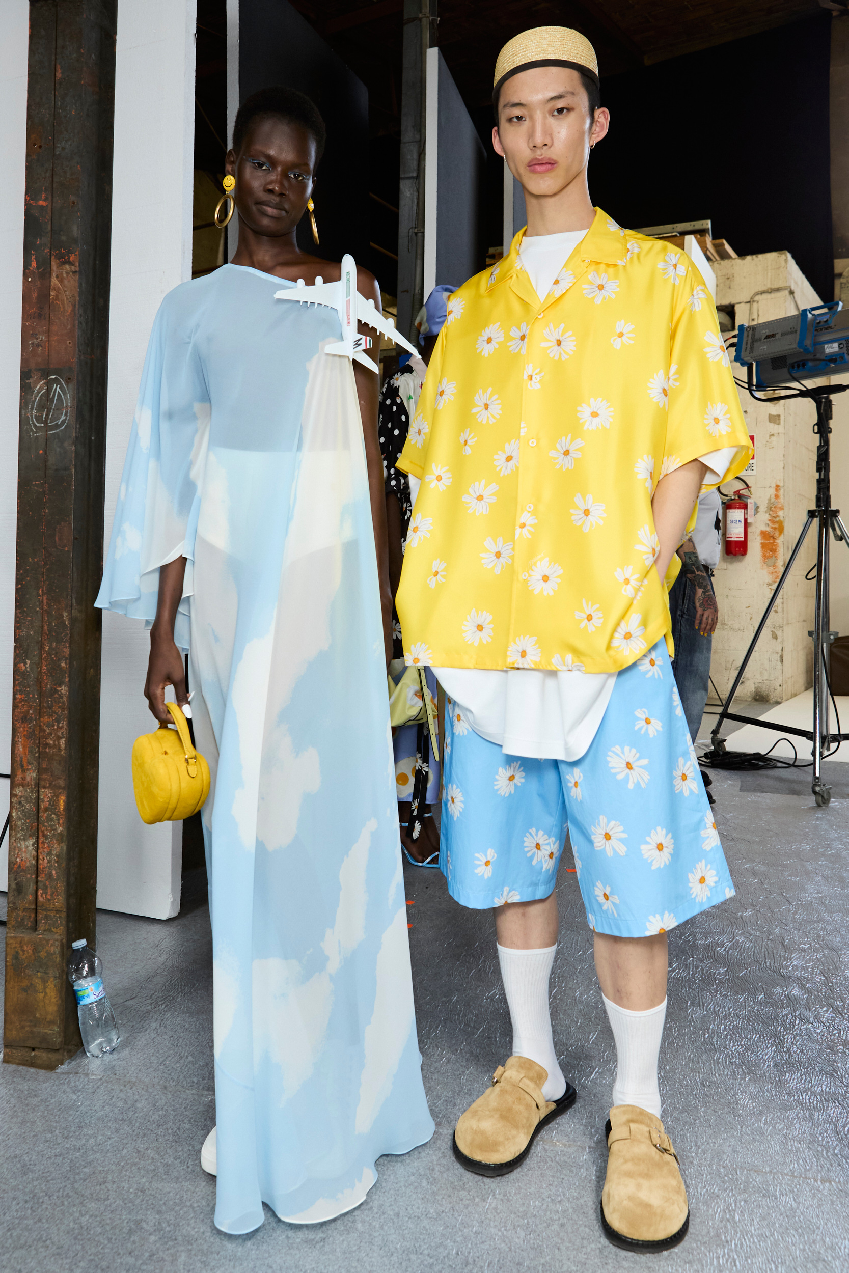 Moschino  Spring 2025 Men's Fashion Show Backstage