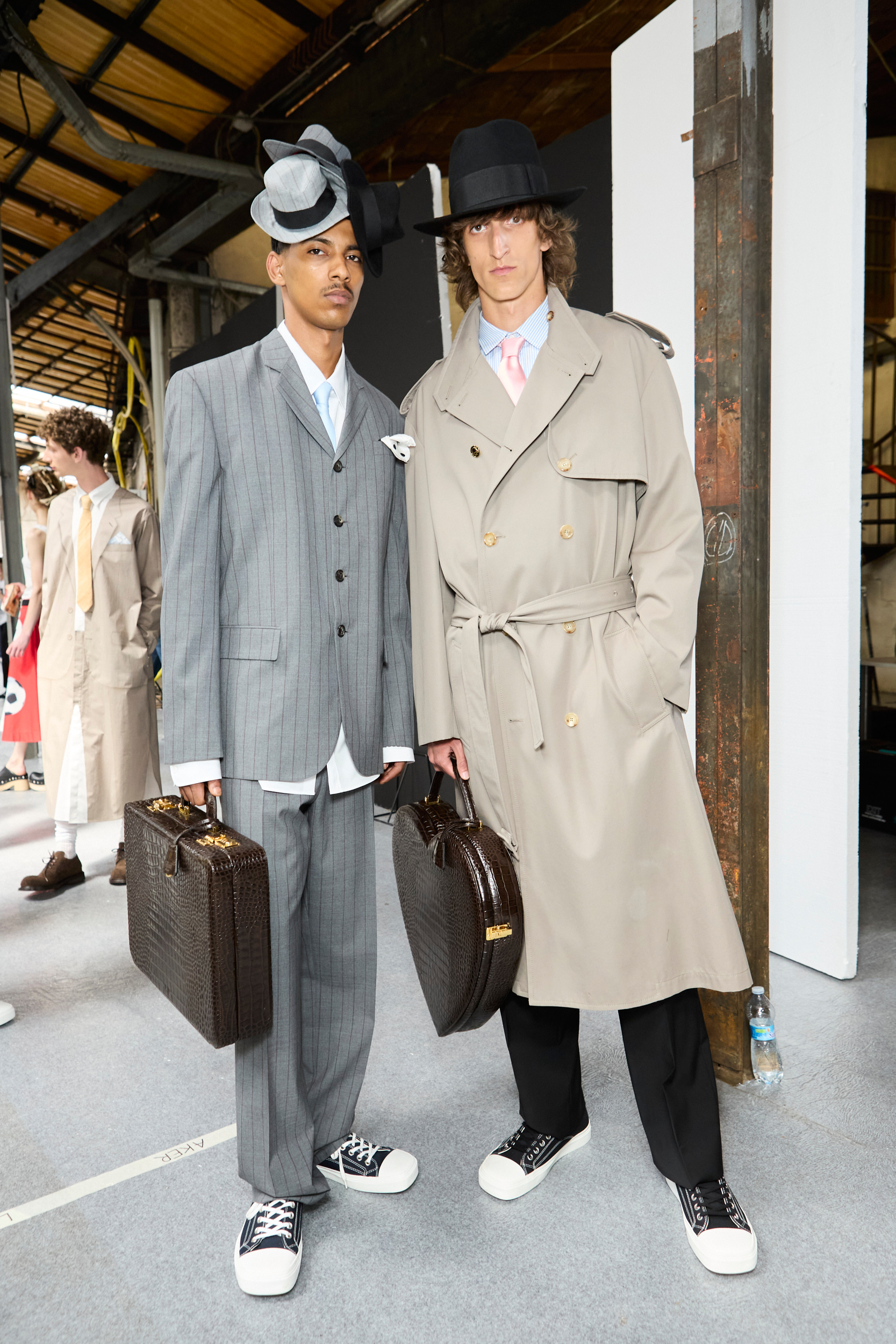 Moschino  Spring 2025 Men's Fashion Show Backstage