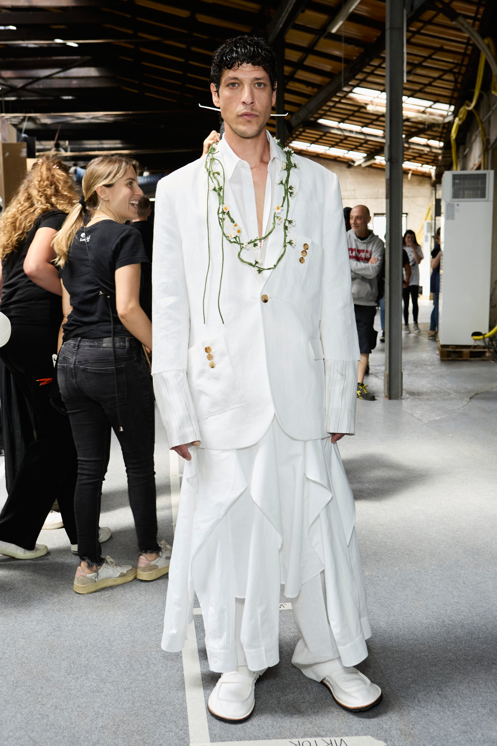 Moschino  Spring 2025 Men's Fashion Show Backstage