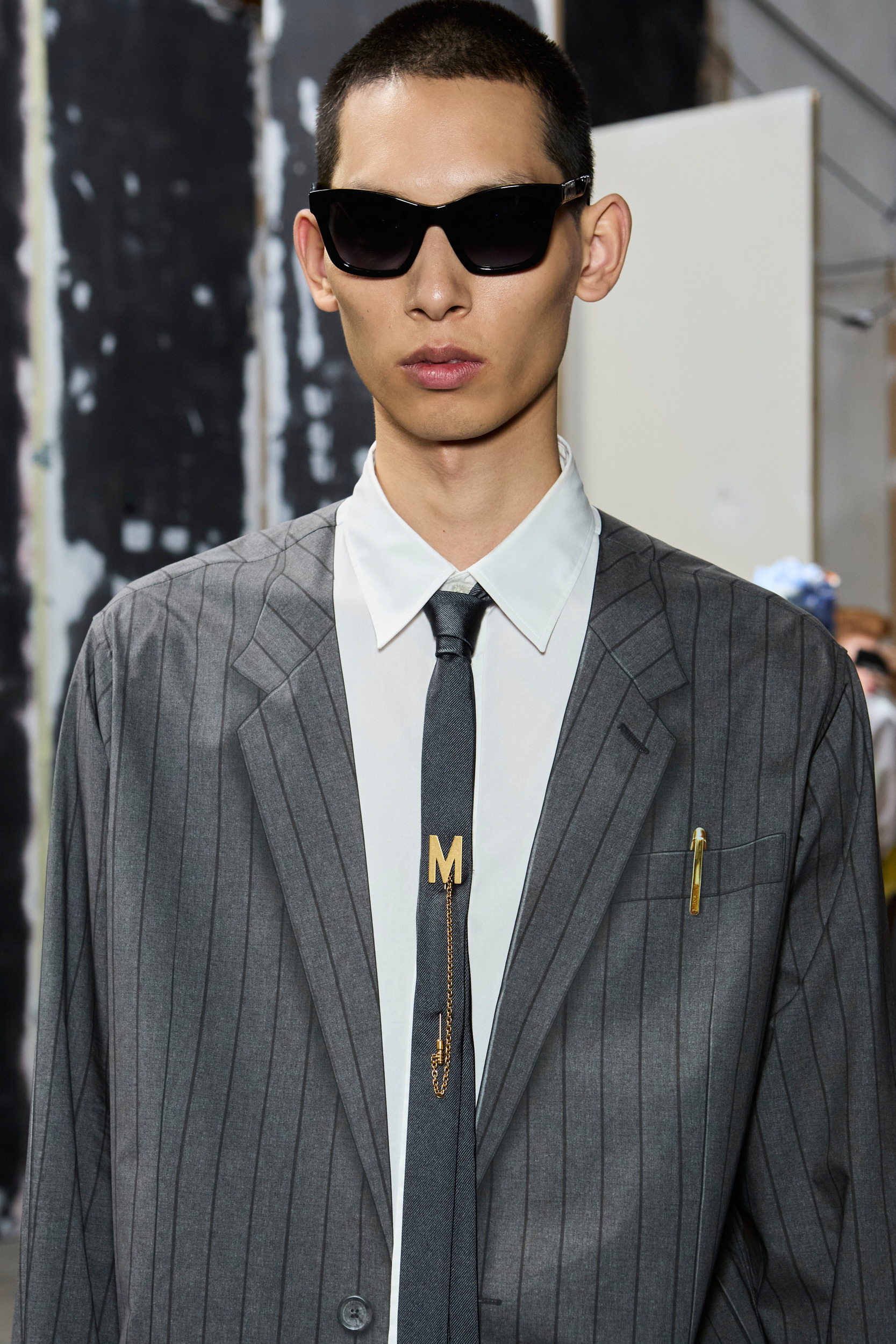 Moschino  Spring 2025 Men's Fashion Show Backstage