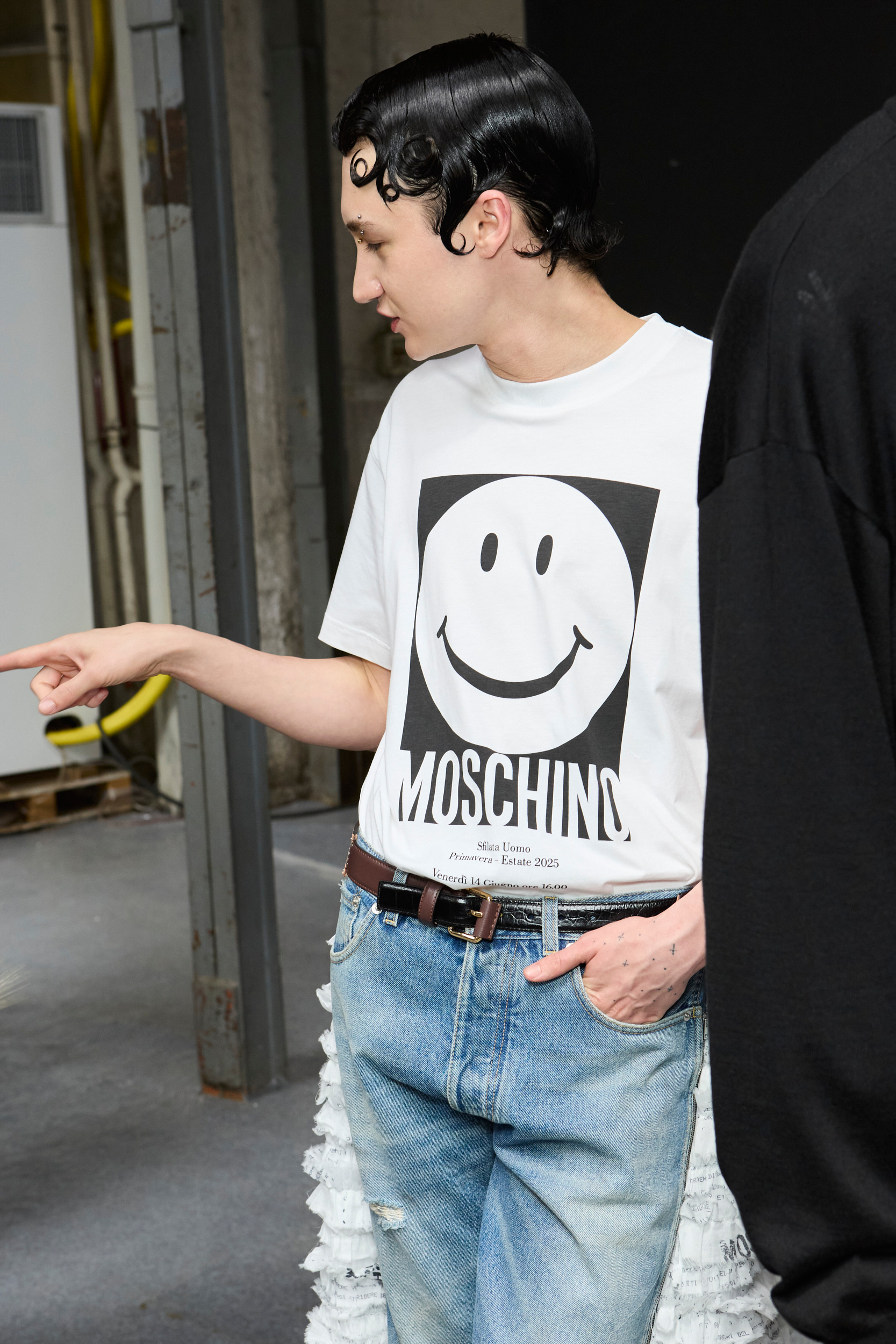 Moschino  Spring 2025 Men's Fashion Show Backstage