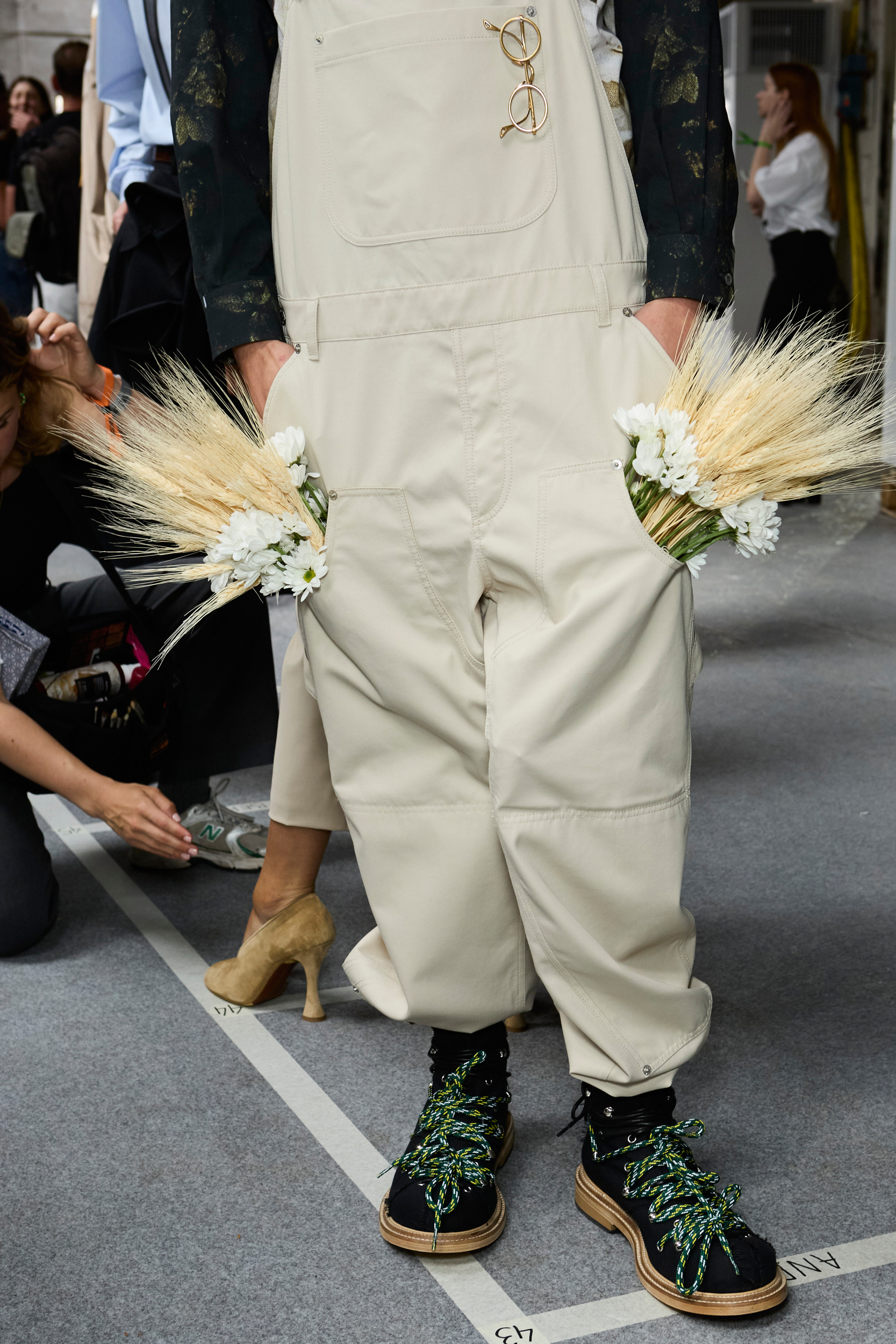 Moschino  Spring 2025 Men's Fashion Show Backstage