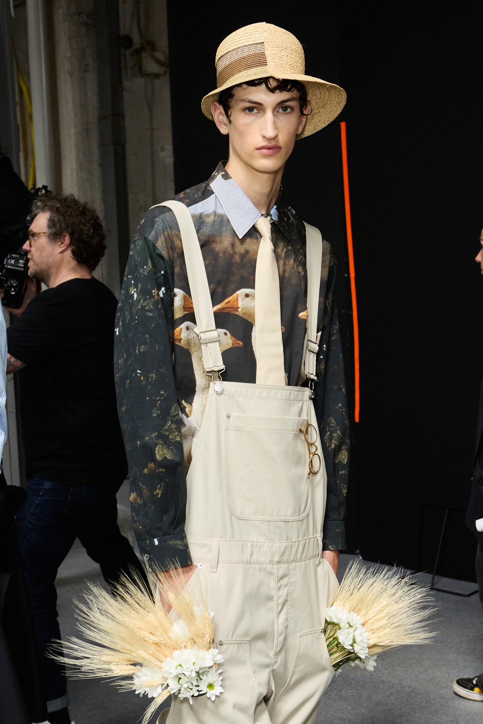 Moschino  Spring 2025 Men's Fashion Show Backstage