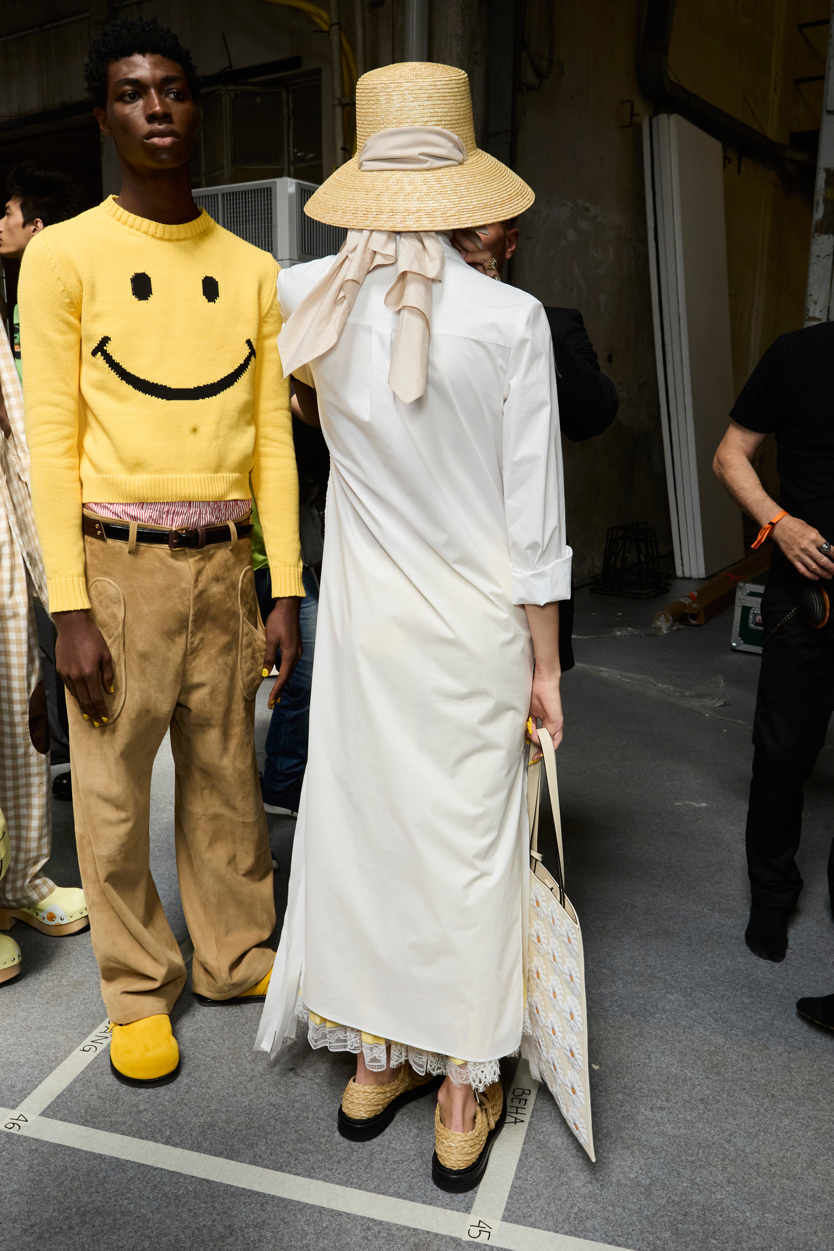 Moschino  Spring 2025 Men's Fashion Show Backstage