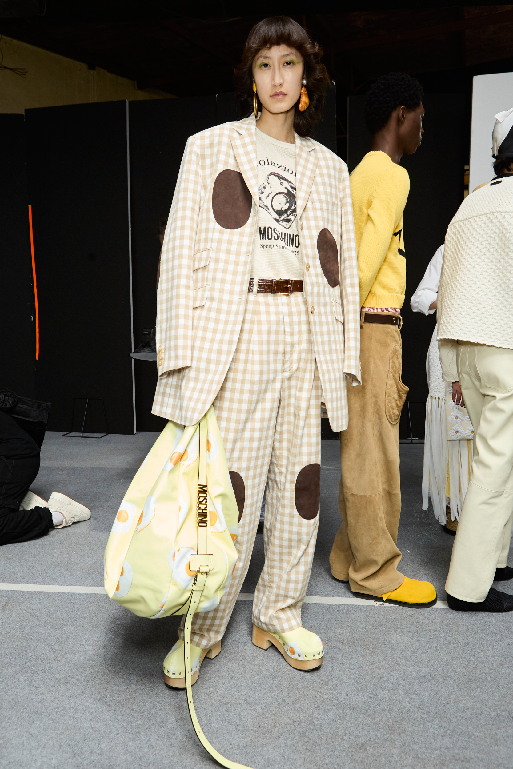 Moschino  Spring 2025 Men's Fashion Show Backstage