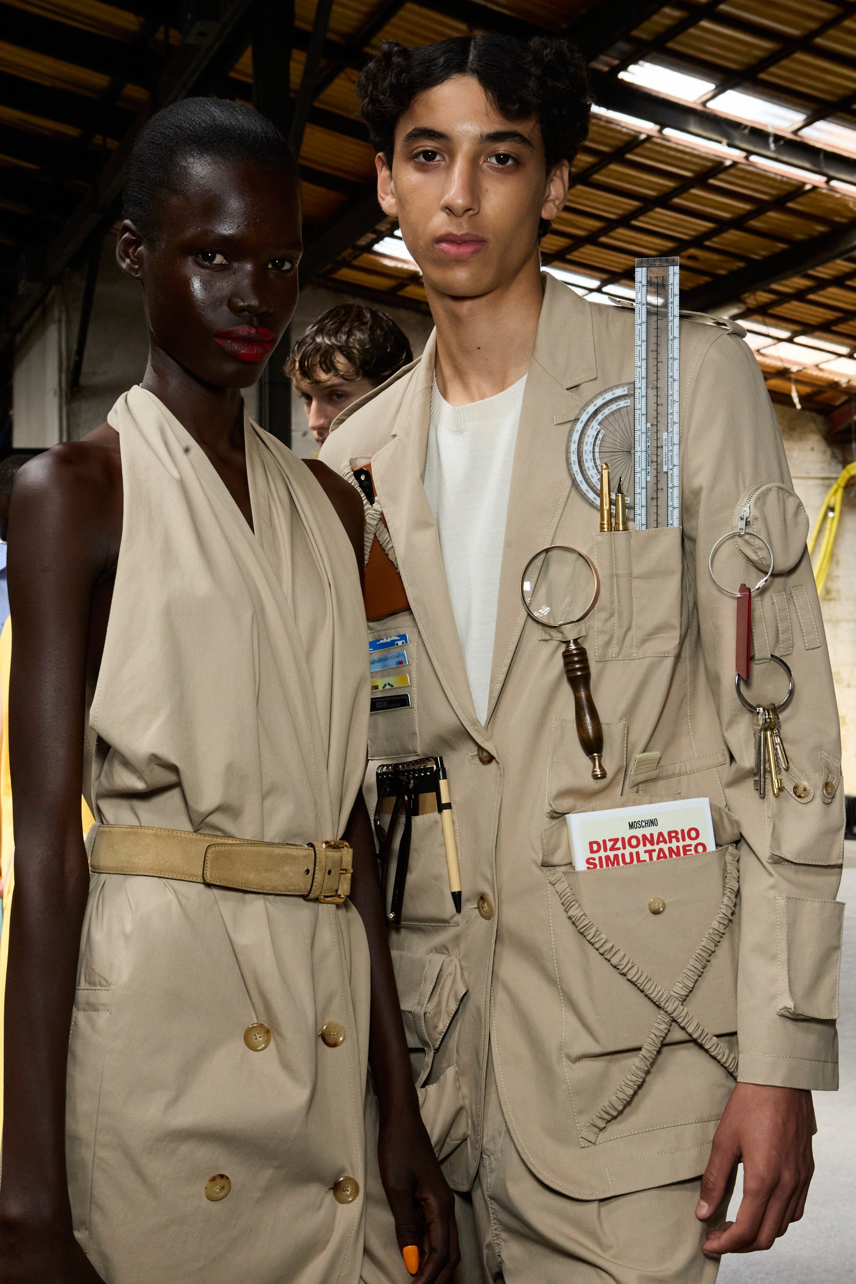 Moschino  Spring 2025 Men's Fashion Show Backstage