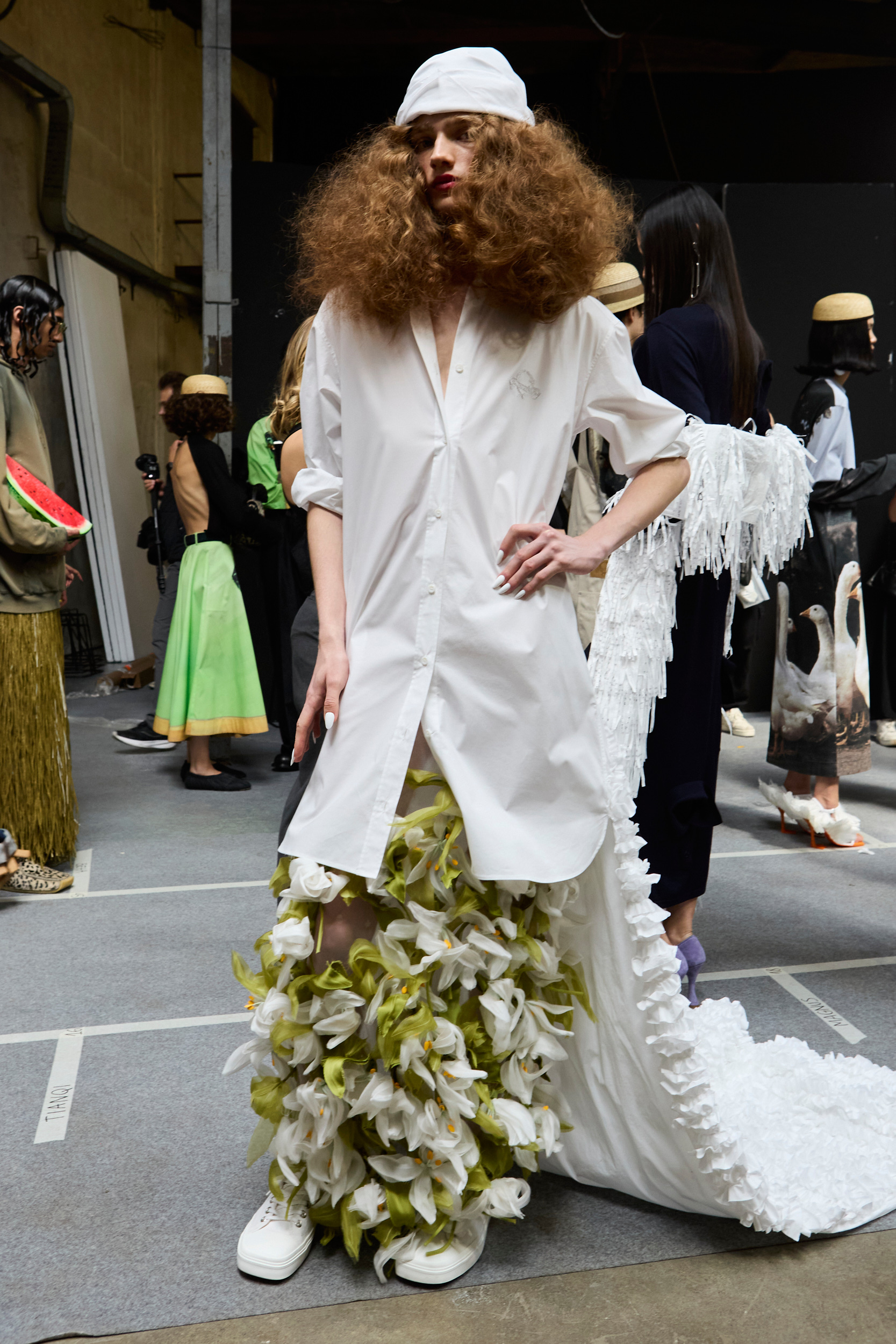 Moschino  Spring 2025 Men's Fashion Show Backstage