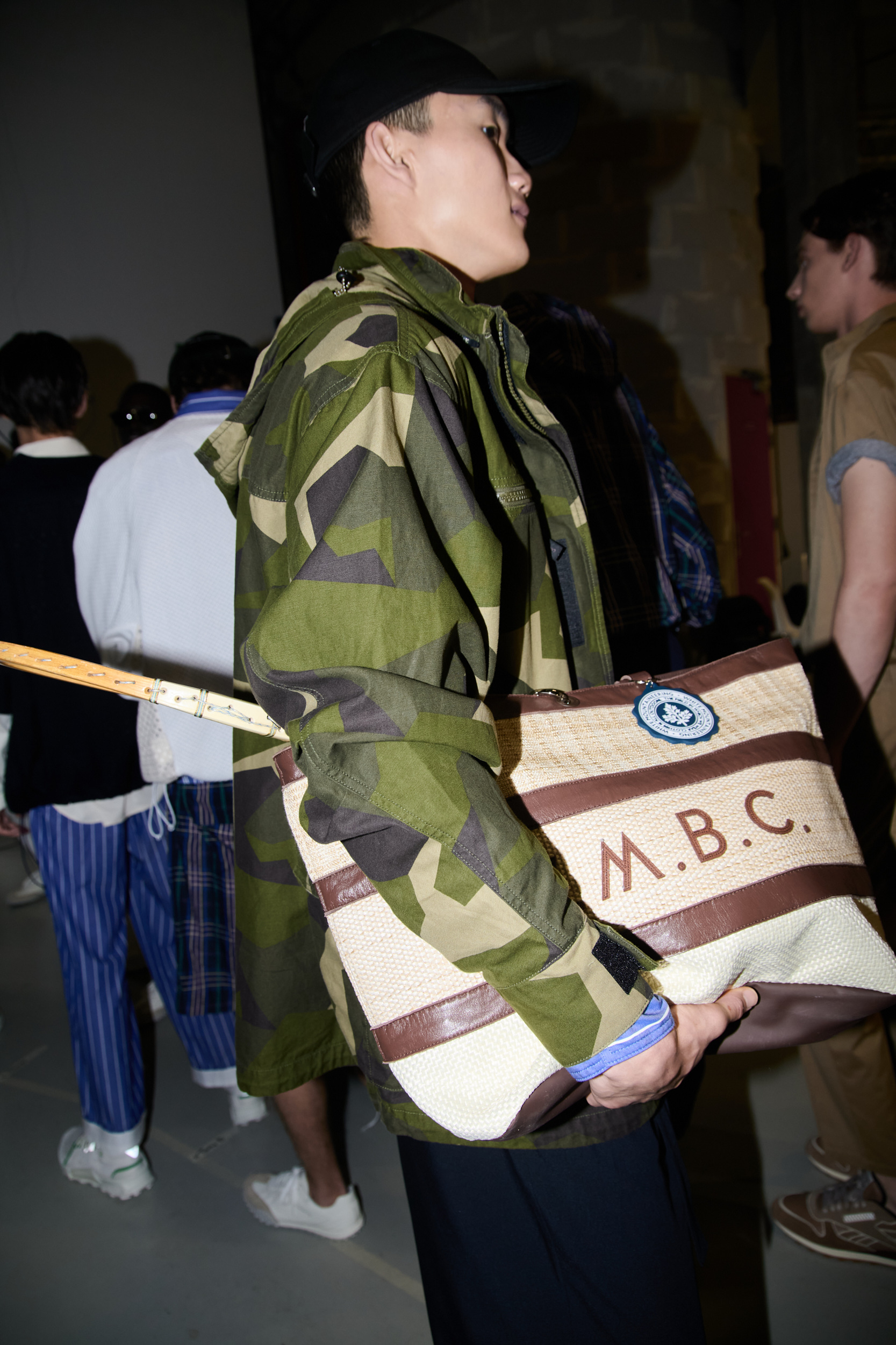 White Mountaineering  Spring 2025 Men's Fashion Show Backstage