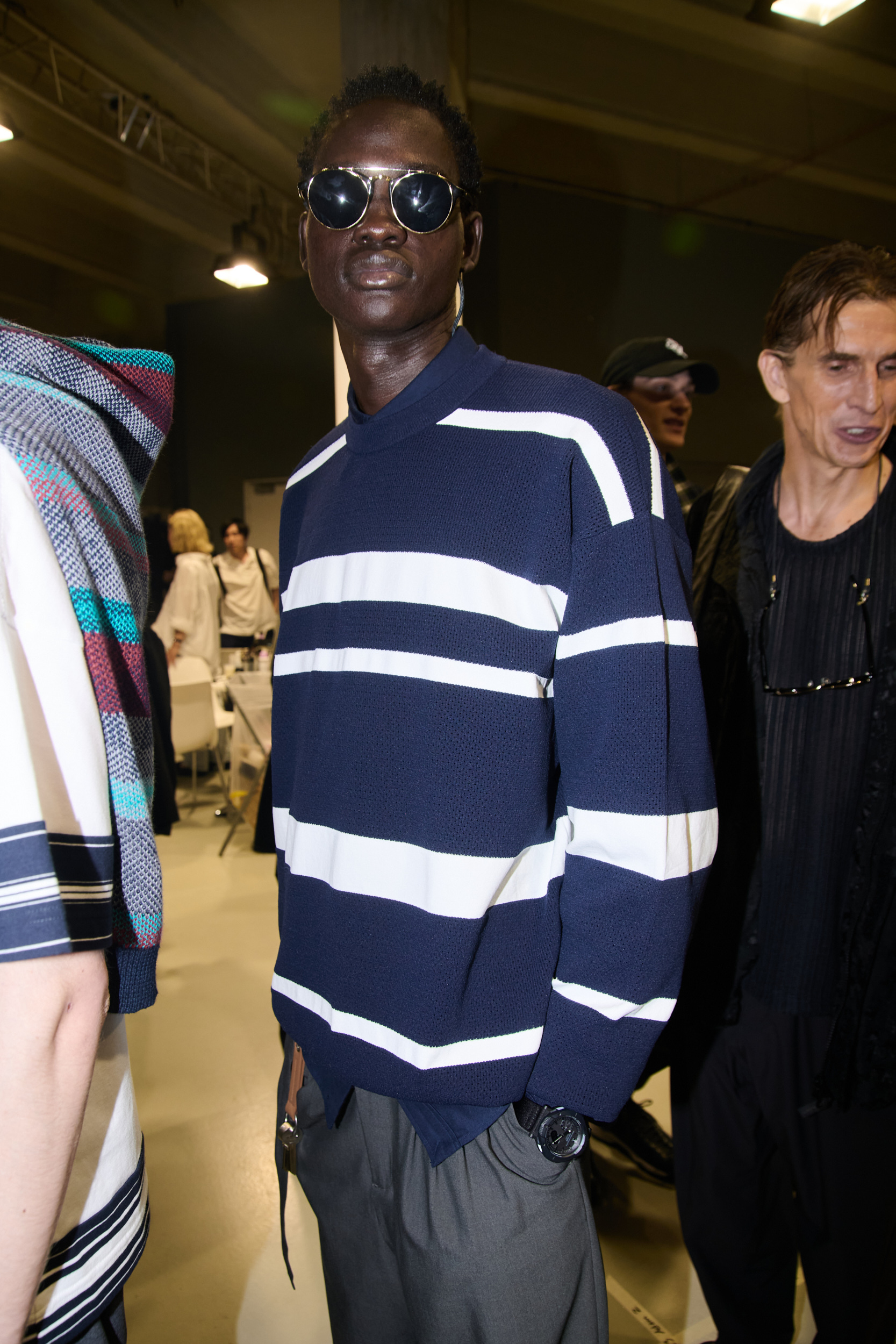 White Mountaineering  Spring 2025 Men's Fashion Show Backstage