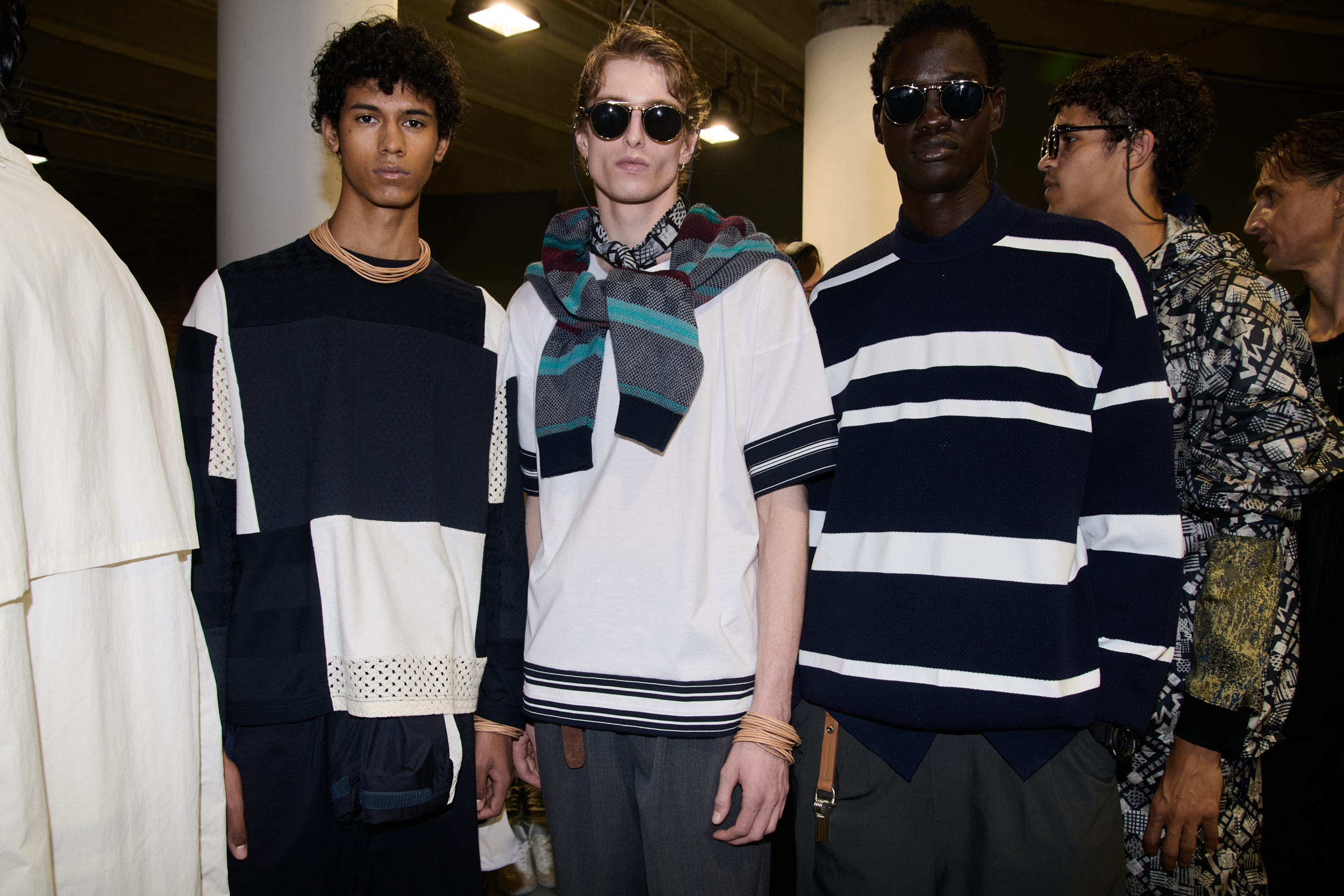 White Mountaineering  Spring 2025 Men's Fashion Show Backstage