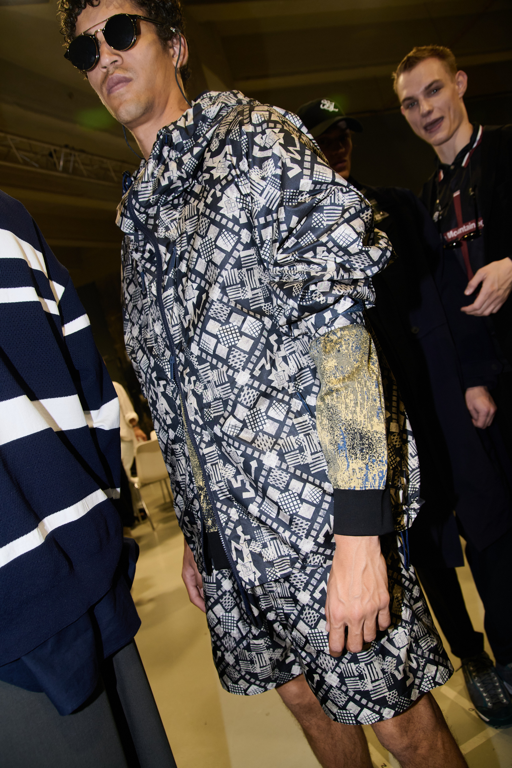 White Mountaineering  Spring 2025 Men's Fashion Show Backstage