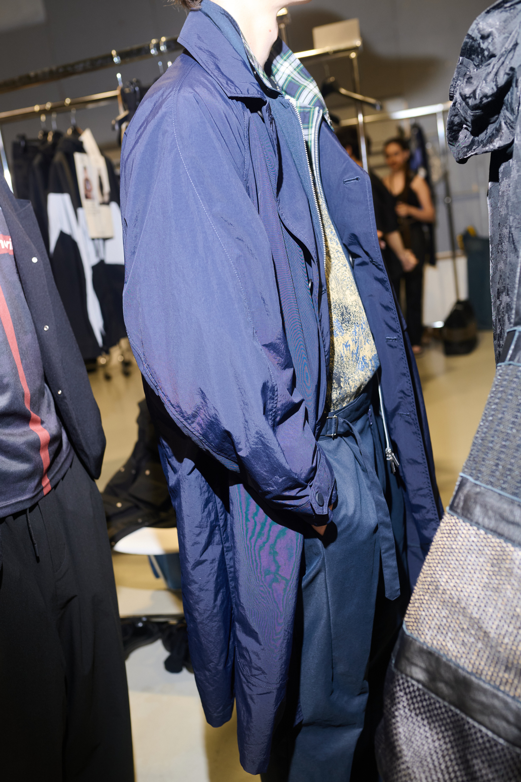 White Mountaineering  Spring 2025 Men's Fashion Show Backstage