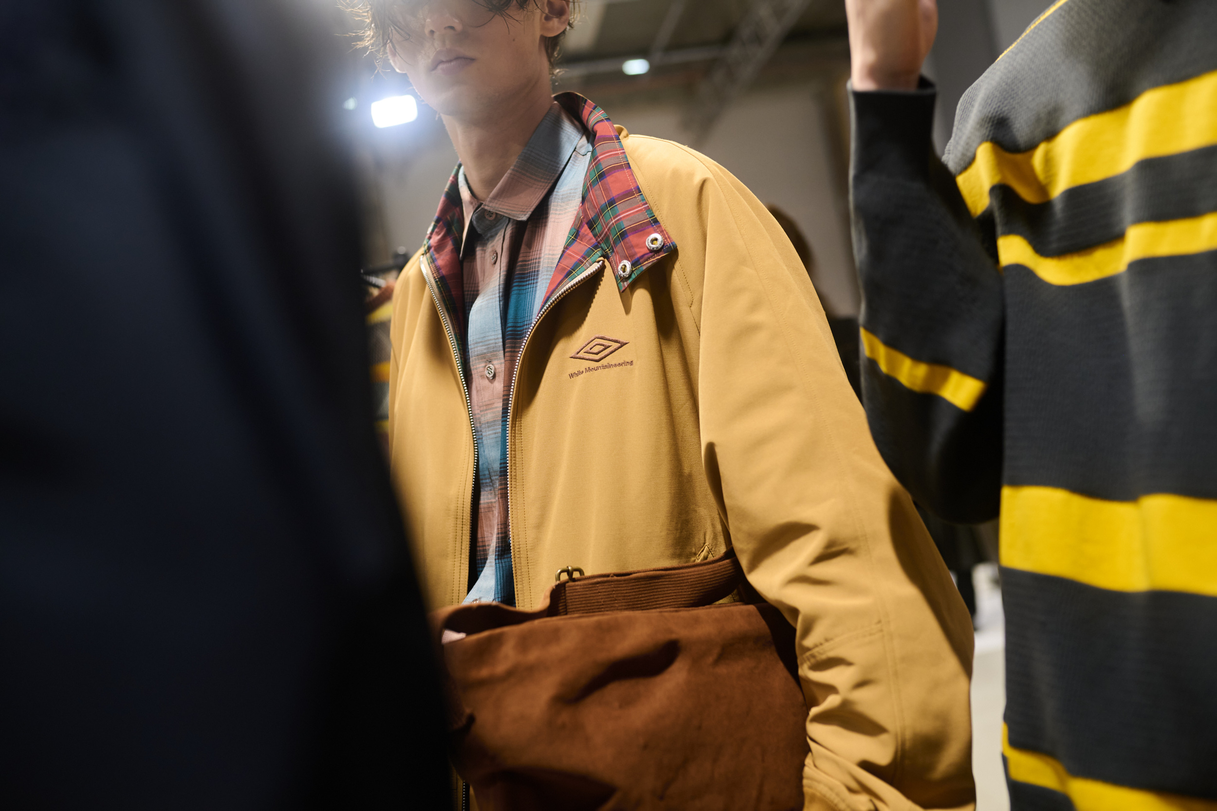 White Mountaineering  Spring 2025 Men's Fashion Show Backstage