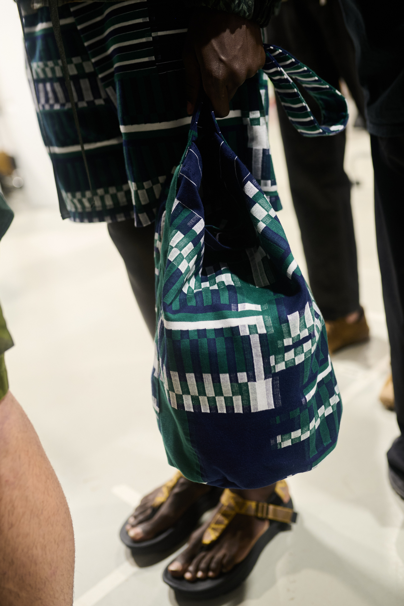 White Mountaineering  Spring 2025 Men's Fashion Show Backstage