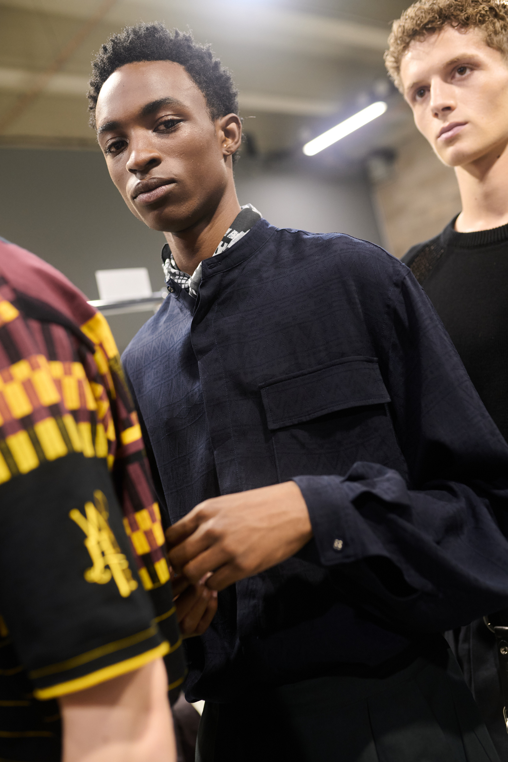 White Mountaineering  Spring 2025 Men's Fashion Show Backstage