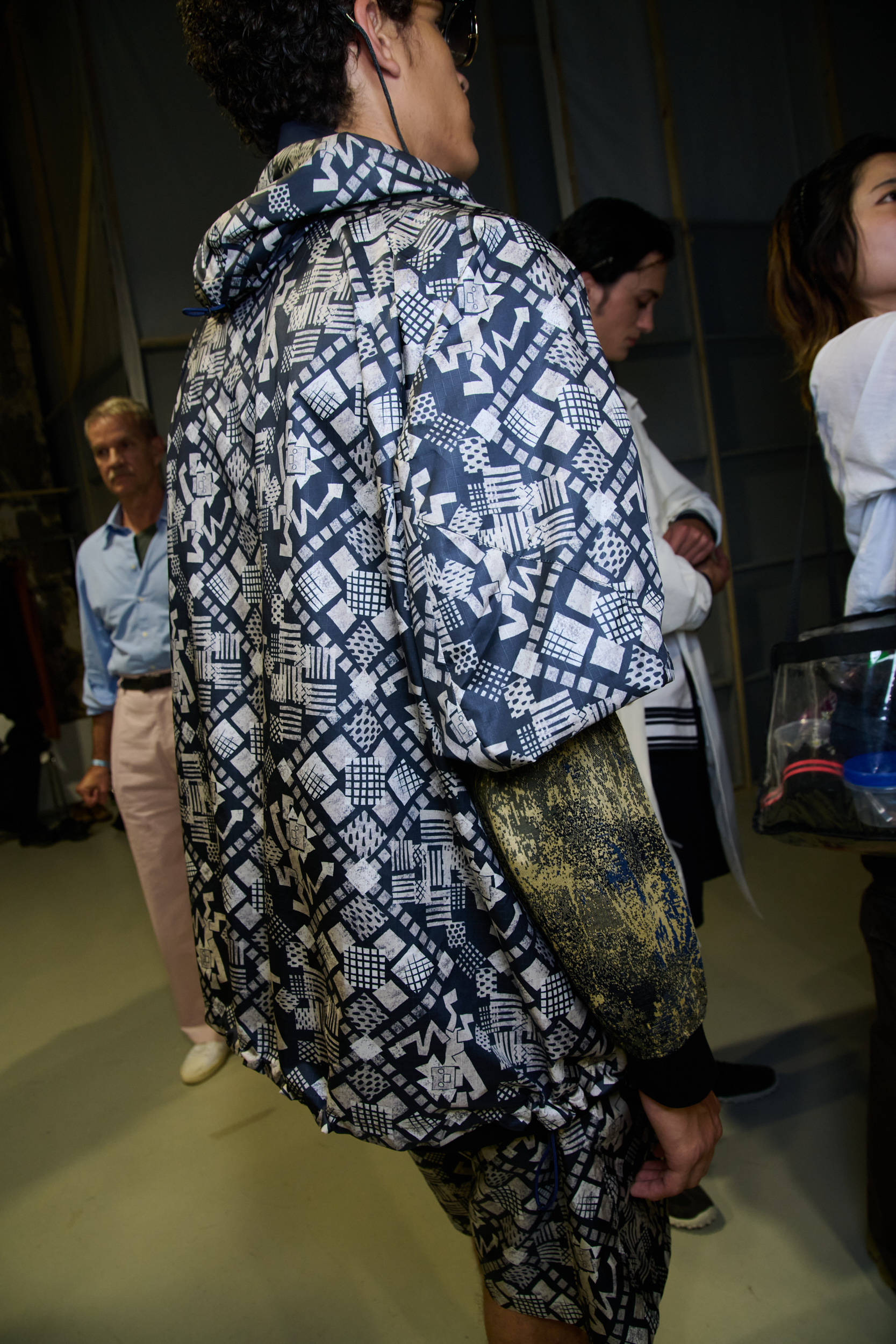 White Mountaineering  Spring 2025 Men's Fashion Show Backstage