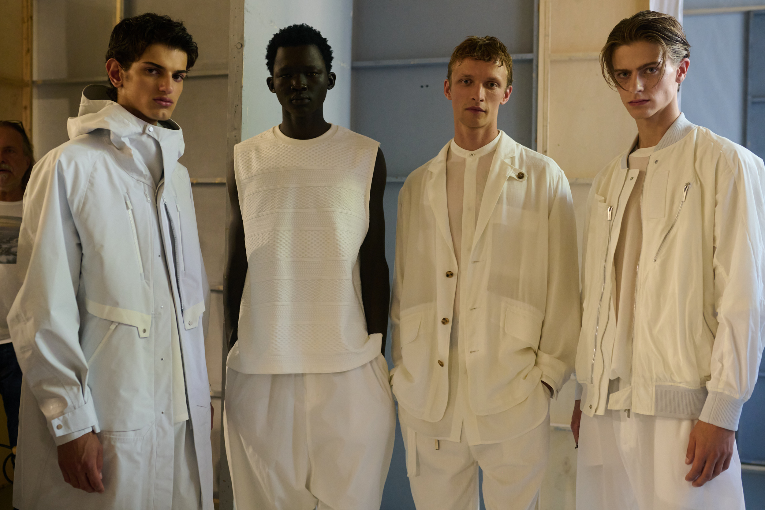 White Mountaineering  Spring 2025 Men's Fashion Show Backstage