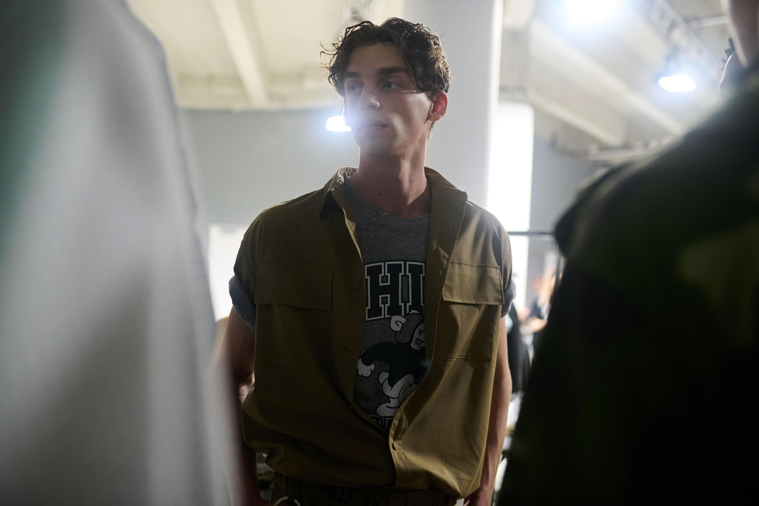 White Mountaineering  Spring 2025 Men's Fashion Show Backstage