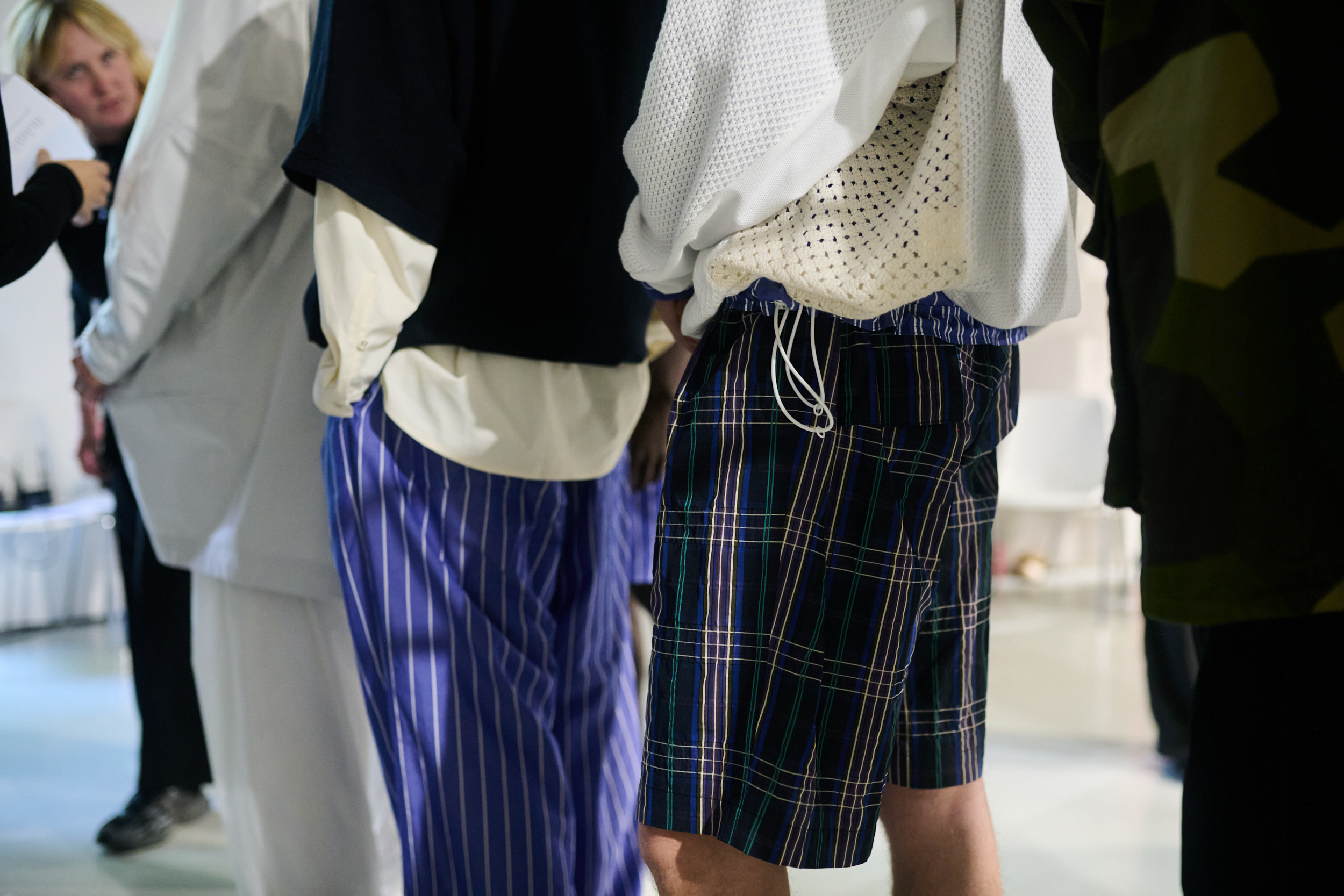 White Mountaineering  Spring 2025 Men's Fashion Show Backstage