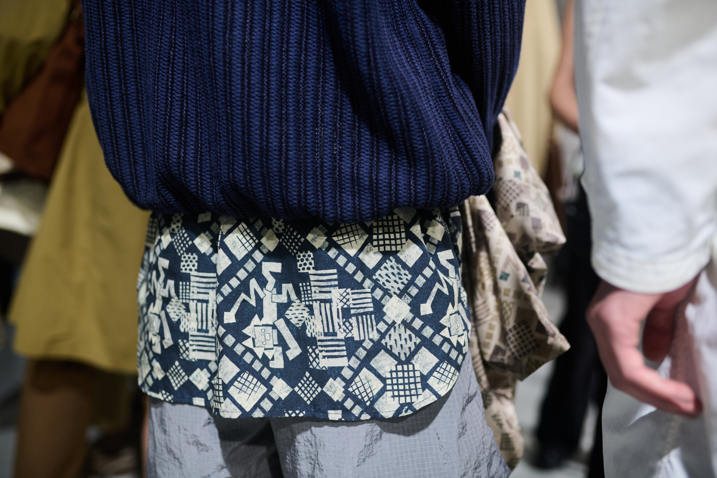 White Mountaineering  Spring 2025 Men's Fashion Show Backstage