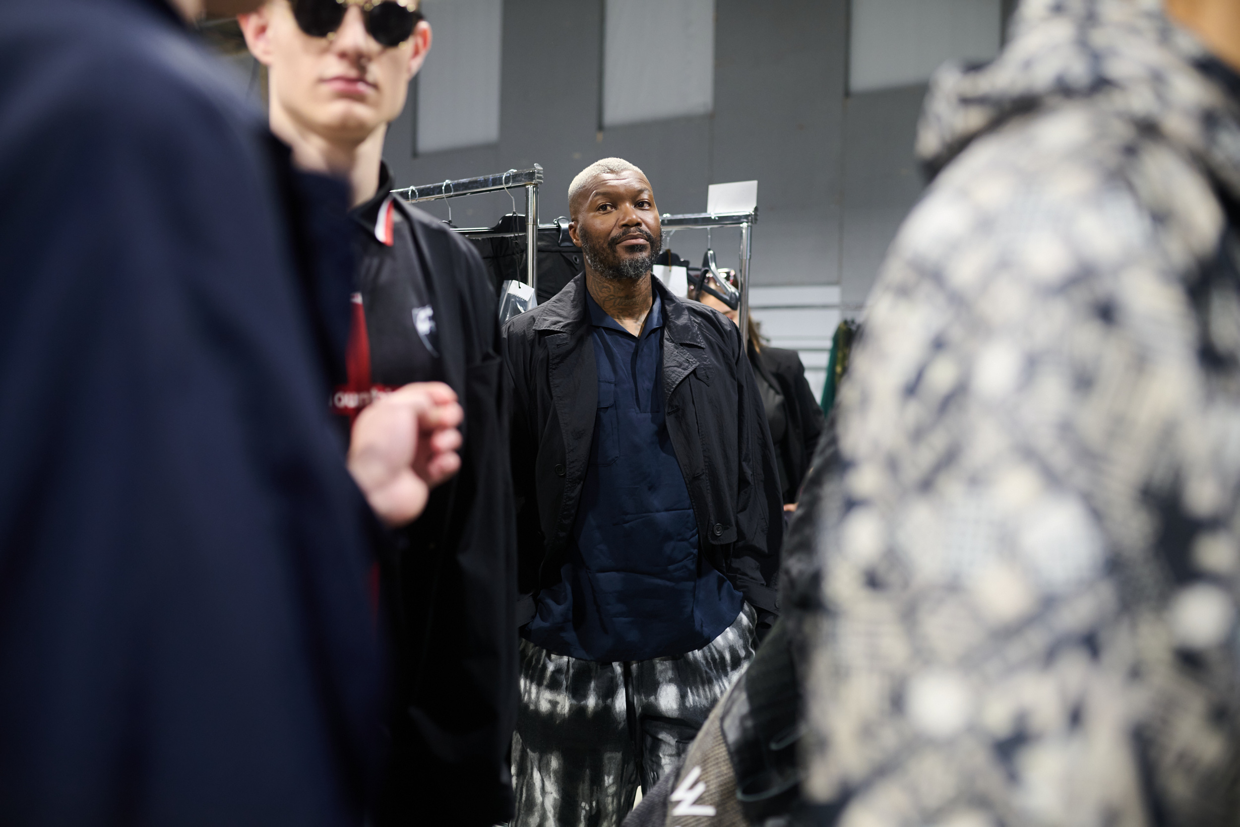 White Mountaineering  Spring 2025 Men's Fashion Show Backstage