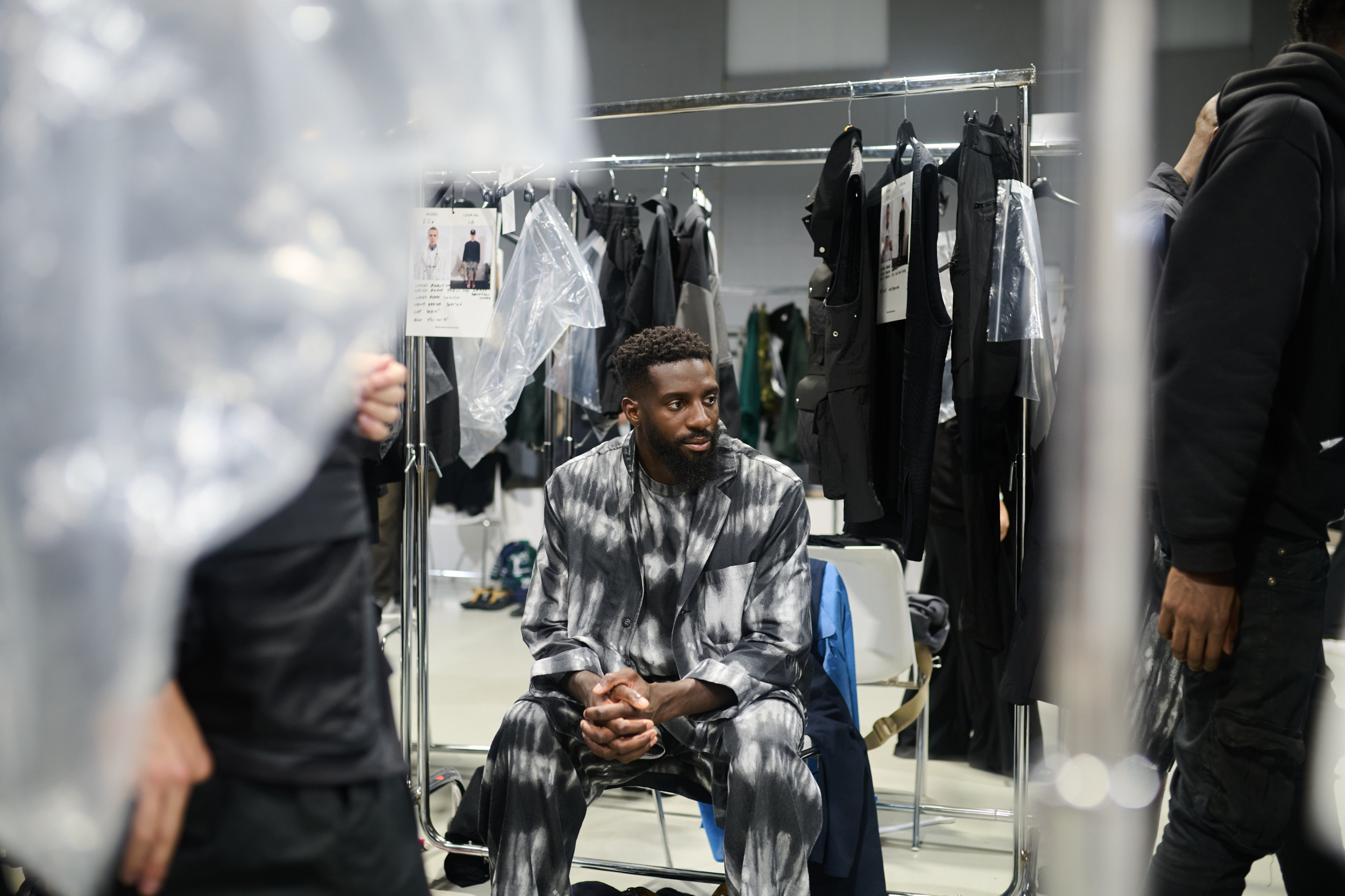 White Mountaineering  Spring 2025 Men's Fashion Show Backstage