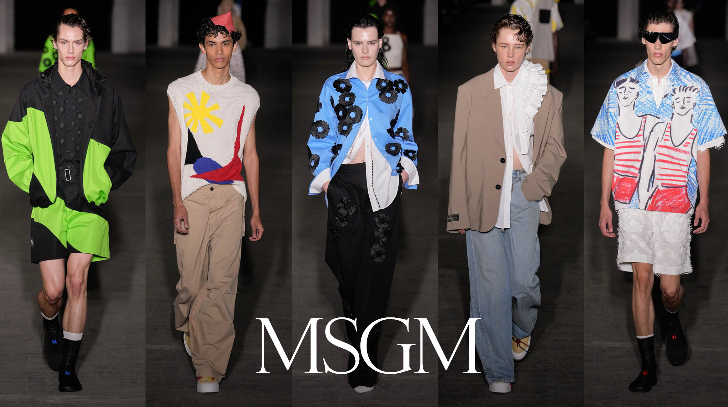 MSGM Spring 2025 Men's Fashion Show
