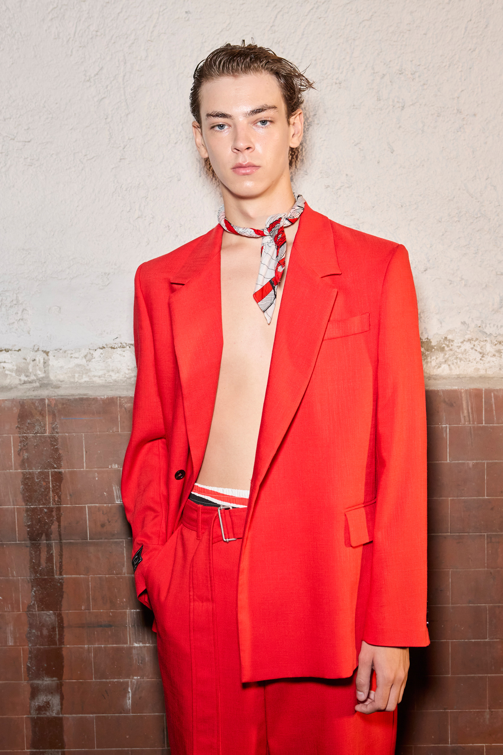 Msgm  Spring 2025 Men's Fashion Show Backstage