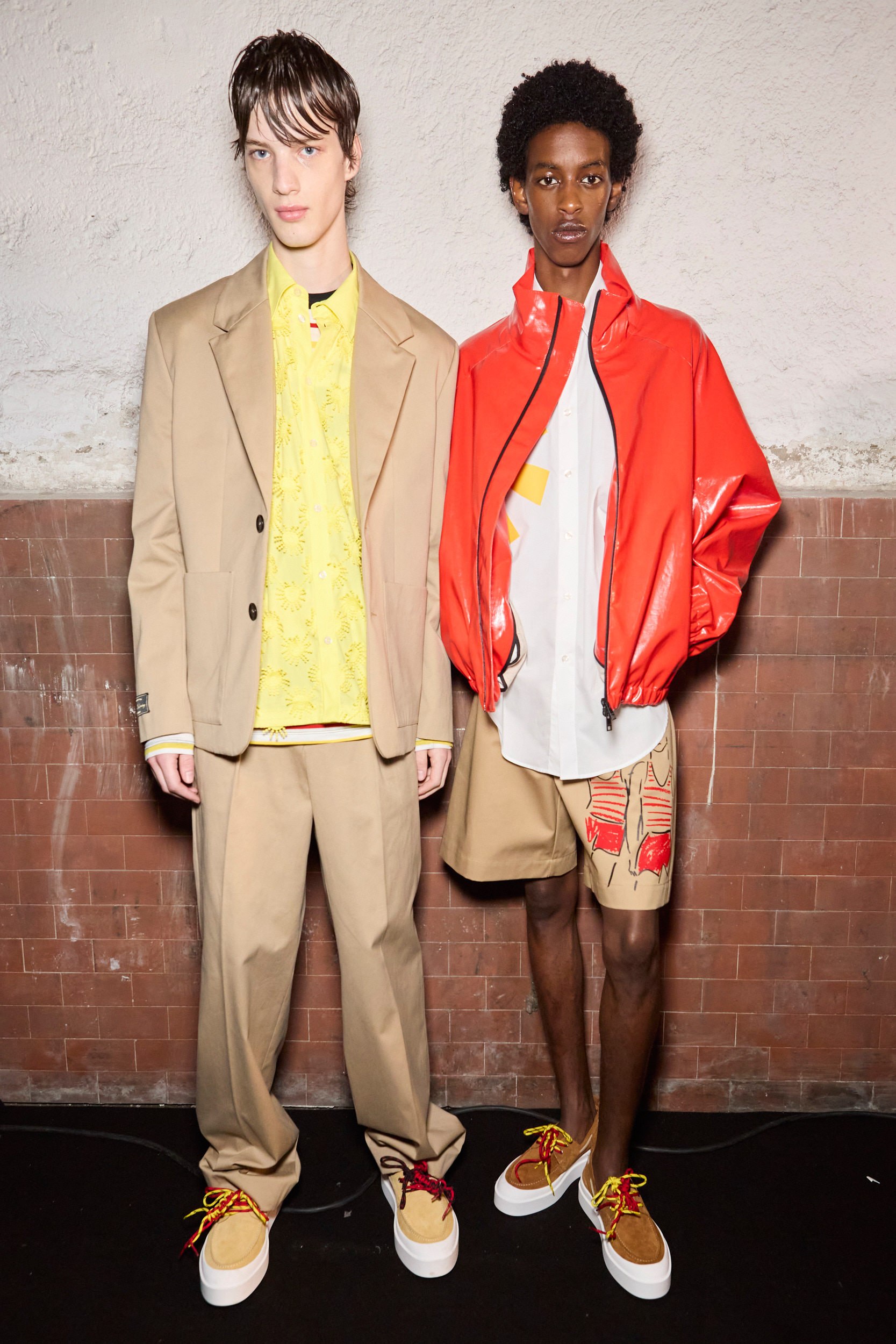 Msgm  Spring 2025 Men's Fashion Show Backstage