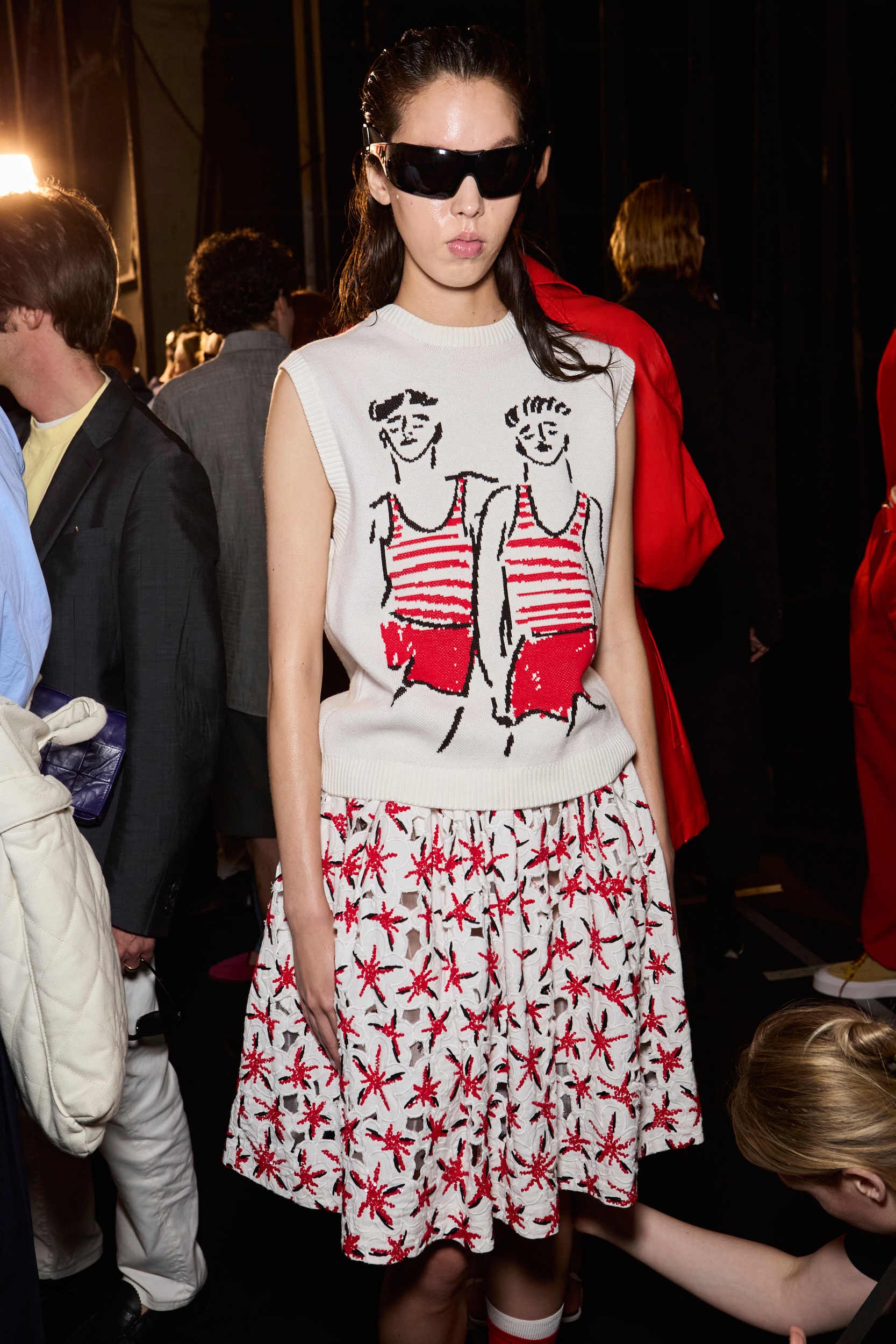 Msgm  Spring 2025 Men's Fashion Show Backstage