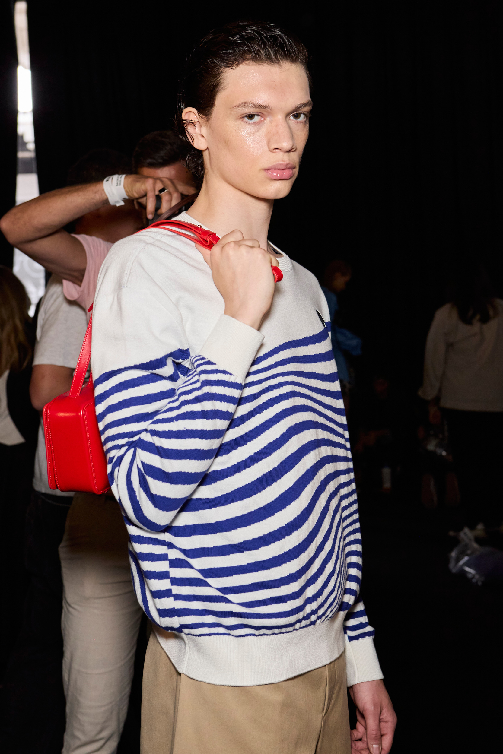 Msgm  Spring 2025 Men's Fashion Show Backstage