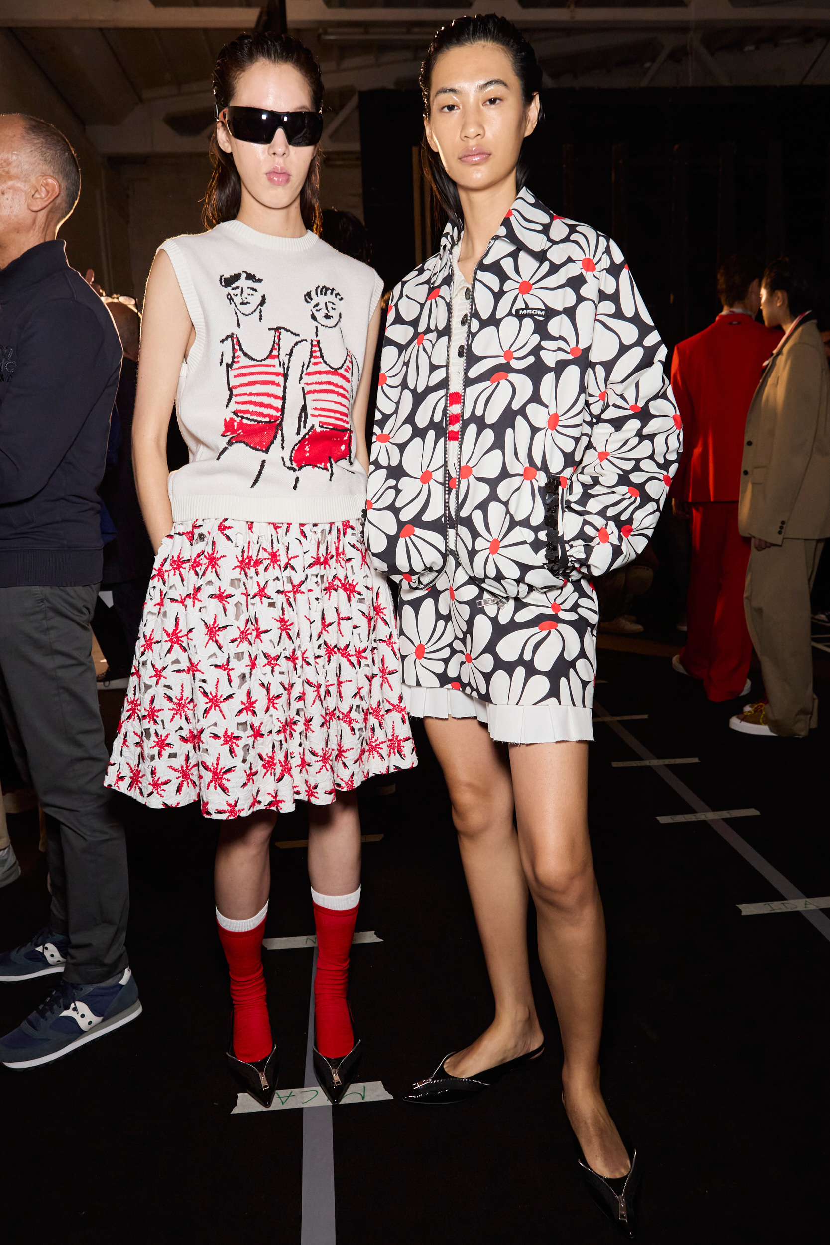 Msgm  Spring 2025 Men's Fashion Show Backstage