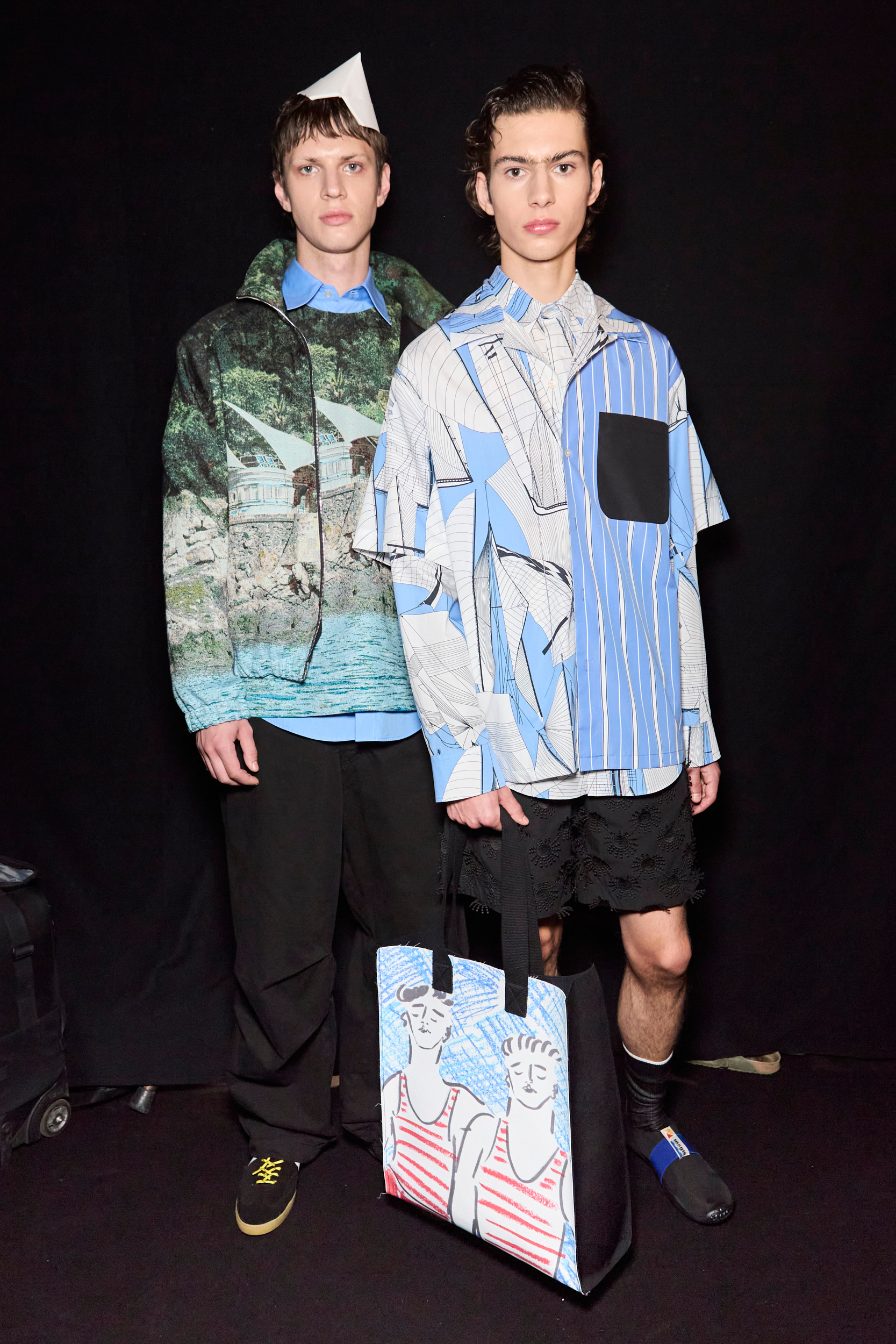 Msgm  Spring 2025 Men's Fashion Show Backstage