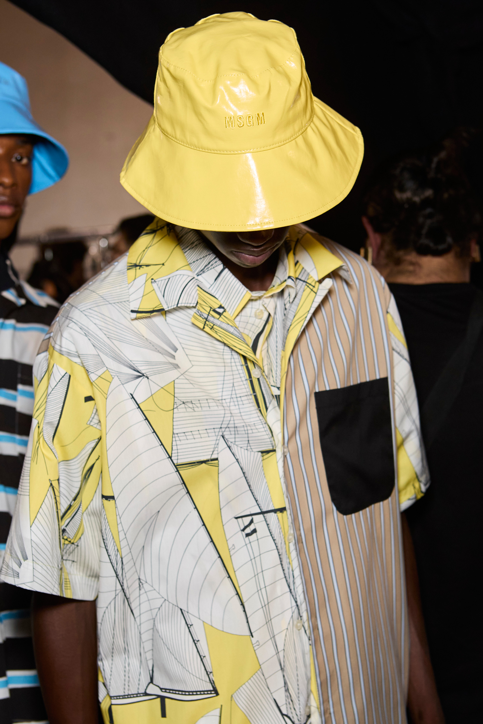 Msgm  Spring 2025 Men's Fashion Show Backstage