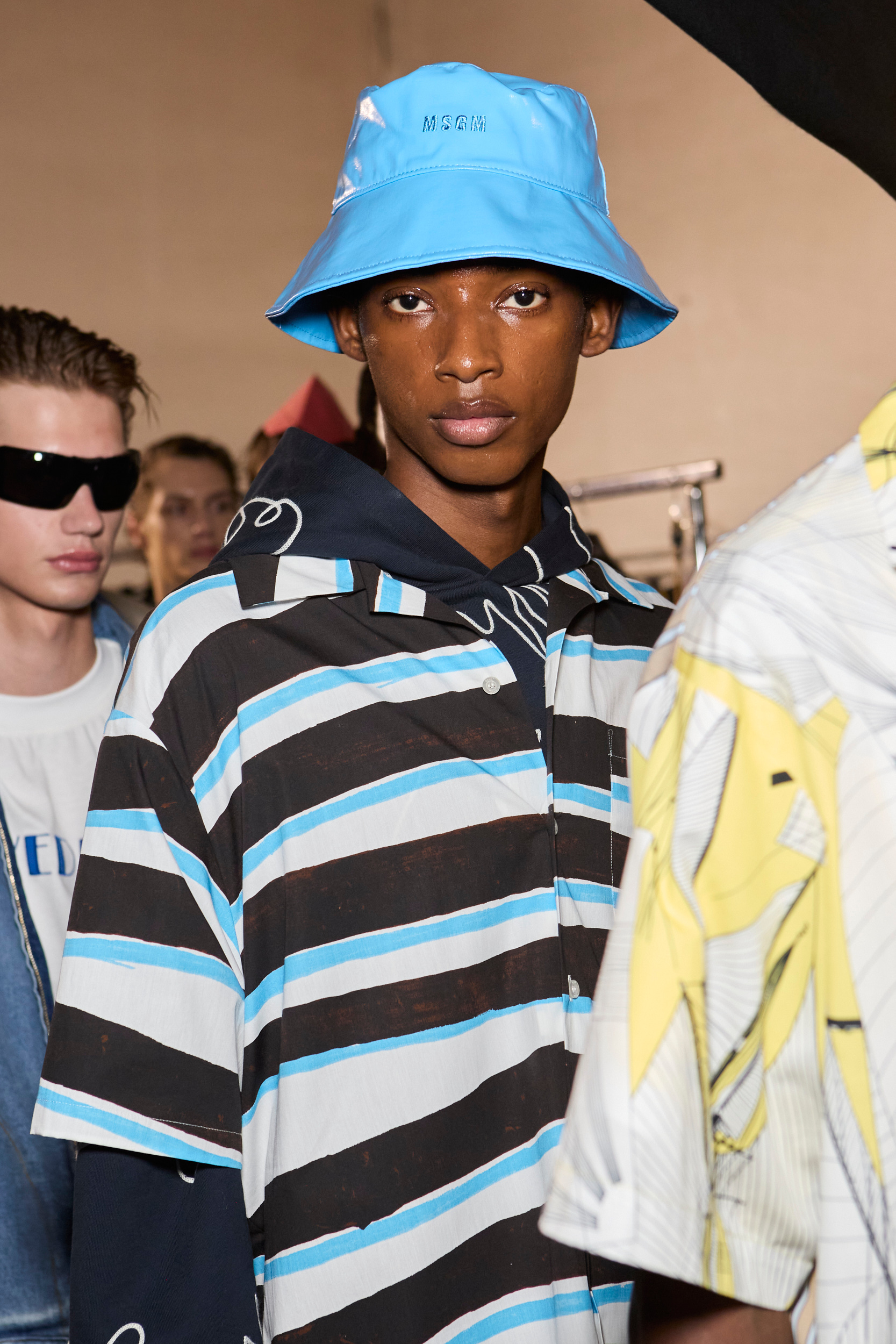 Msgm  Spring 2025 Men's Fashion Show Backstage