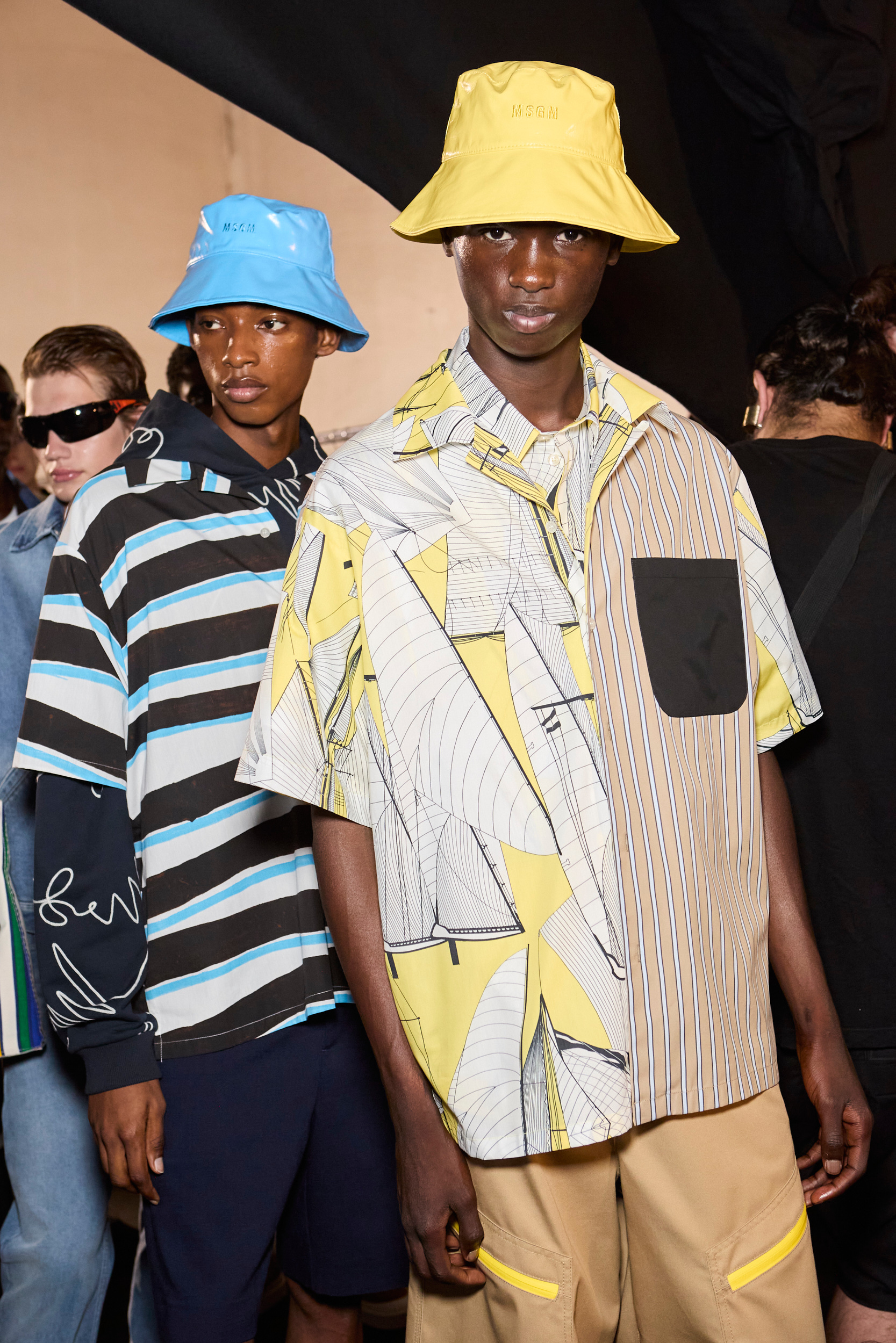 Msgm  Spring 2025 Men's Fashion Show Backstage