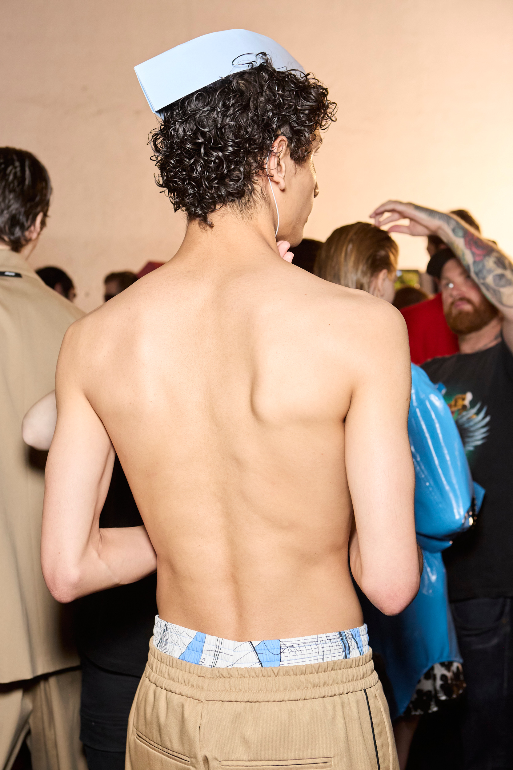 Msgm  Spring 2025 Men's Fashion Show Backstage