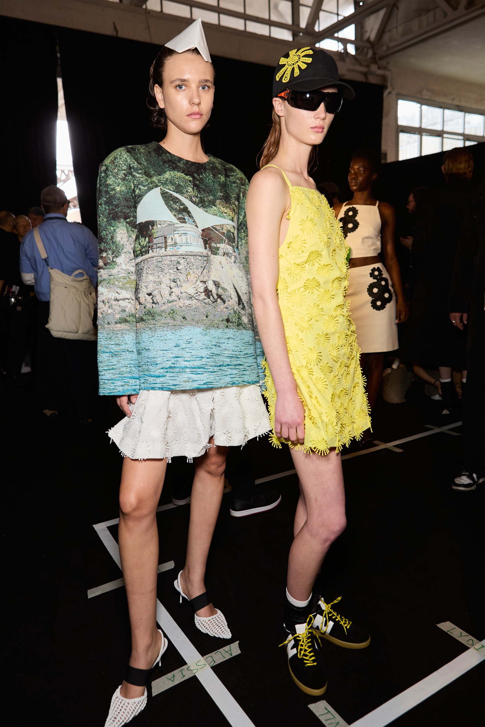 Msgm  Spring 2025 Men's Fashion Show Backstage