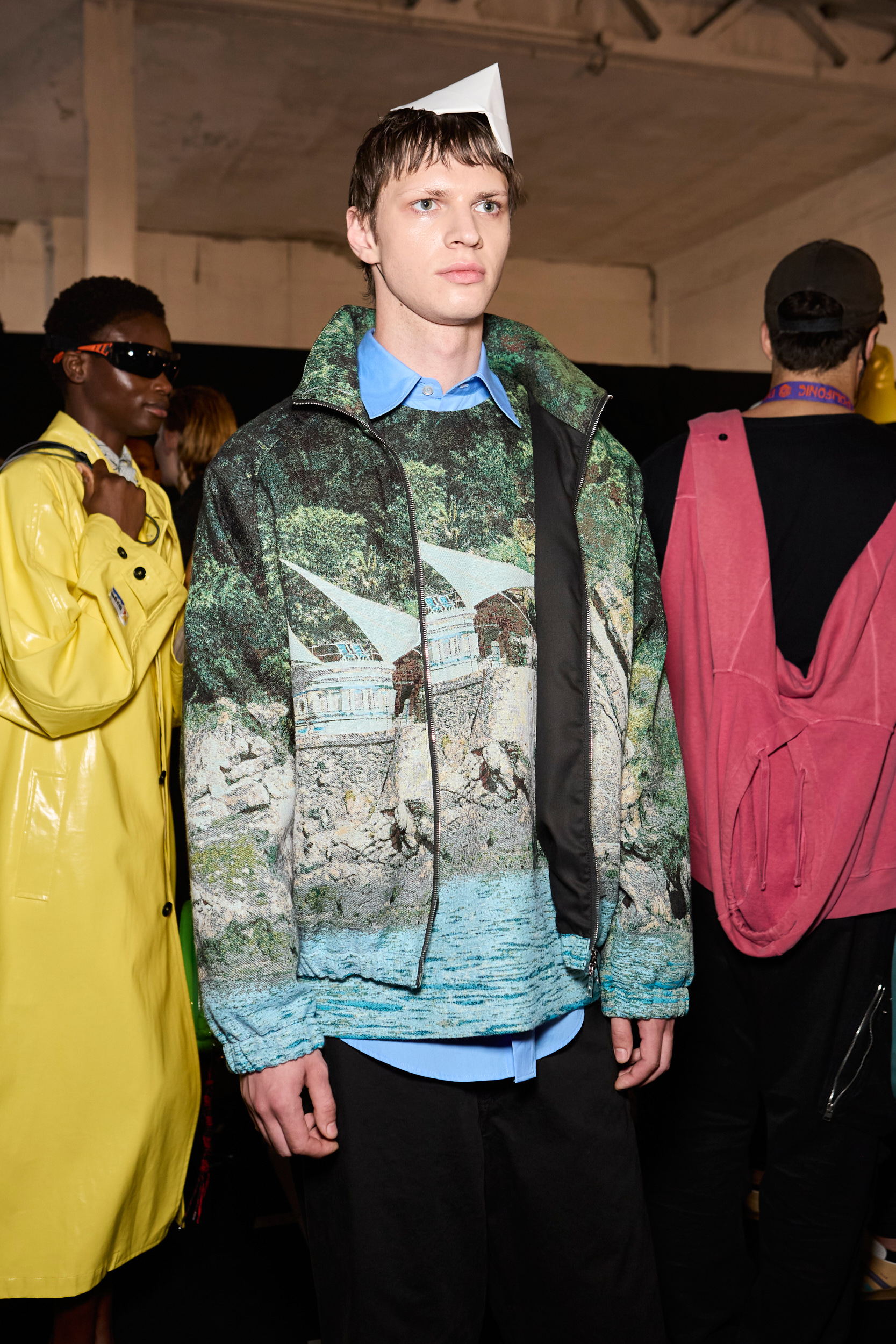 Msgm  Spring 2025 Men's Fashion Show Backstage