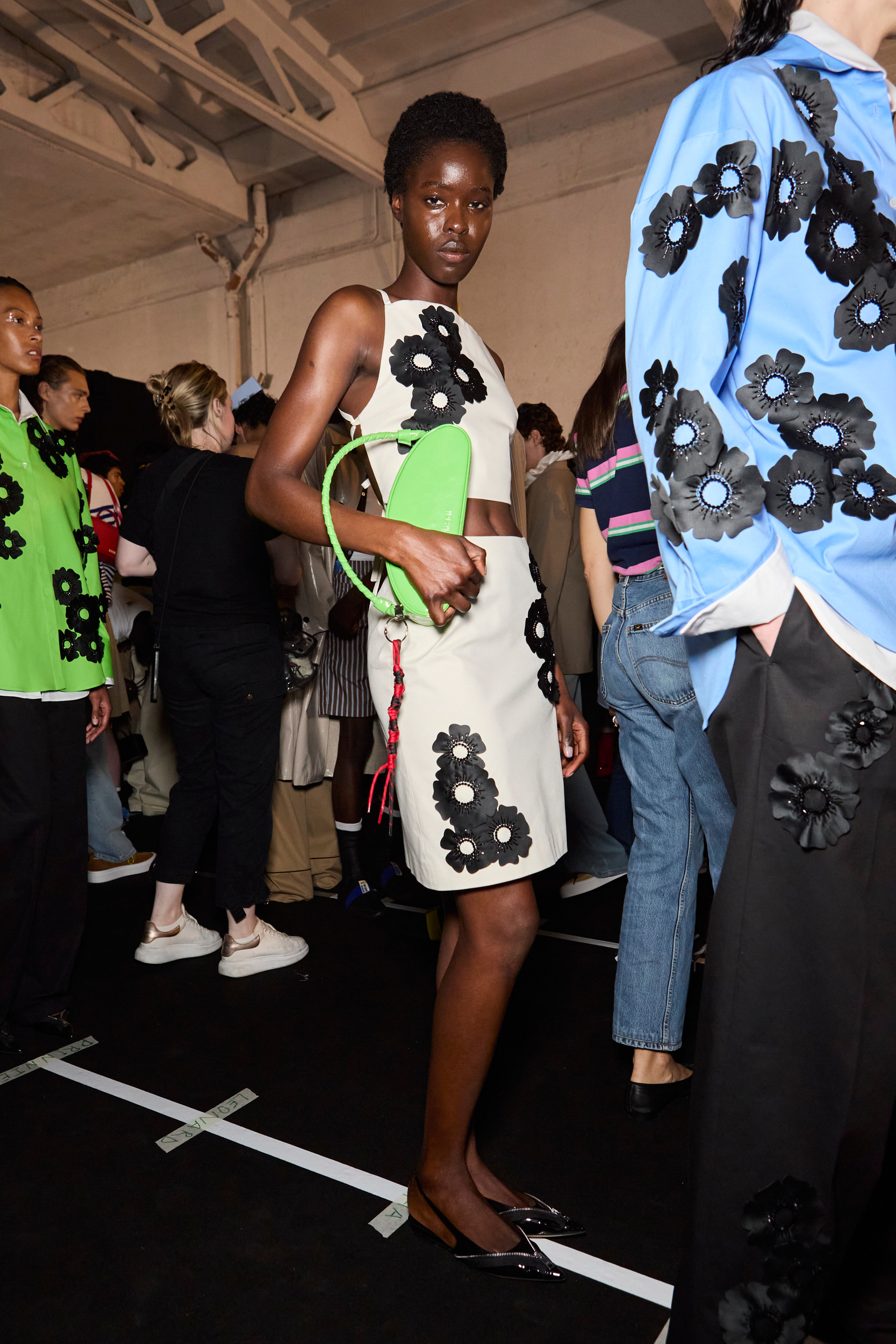 Msgm  Spring 2025 Men's Fashion Show Backstage