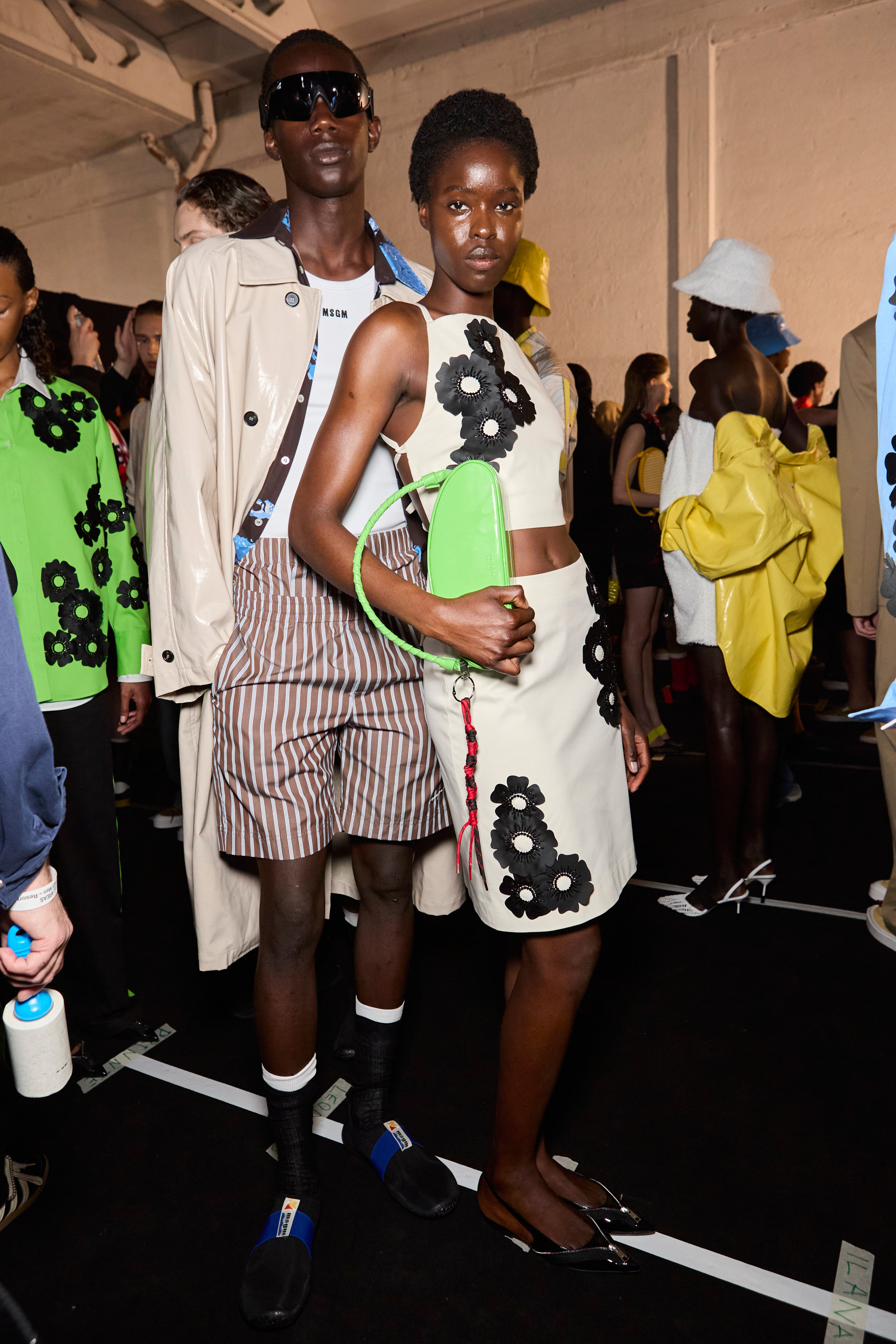 Msgm  Spring 2025 Men's Fashion Show Backstage