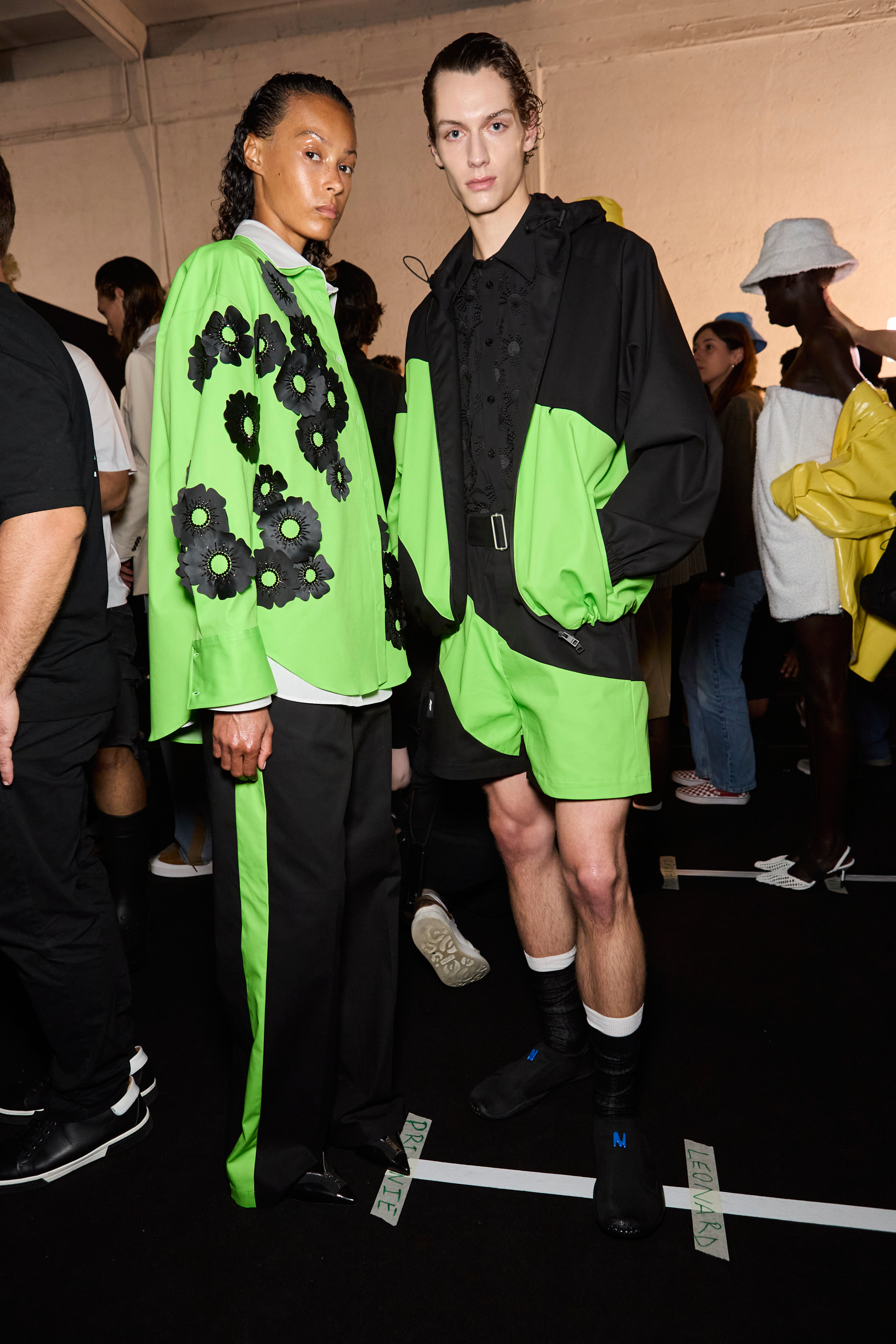 Msgm  Spring 2025 Men's Fashion Show Backstage