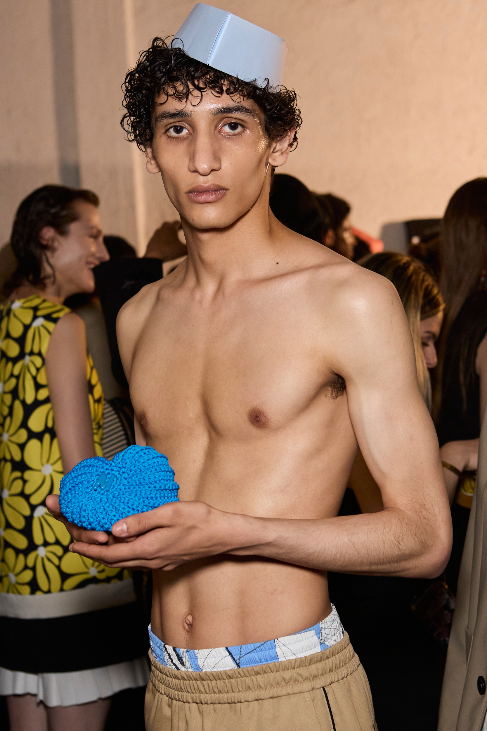 Msgm  Spring 2025 Men's Fashion Show Backstage