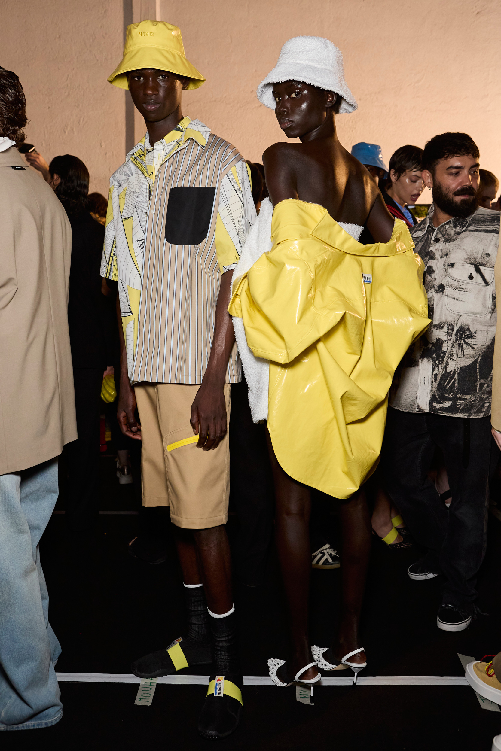 Msgm  Spring 2025 Men's Fashion Show Backstage