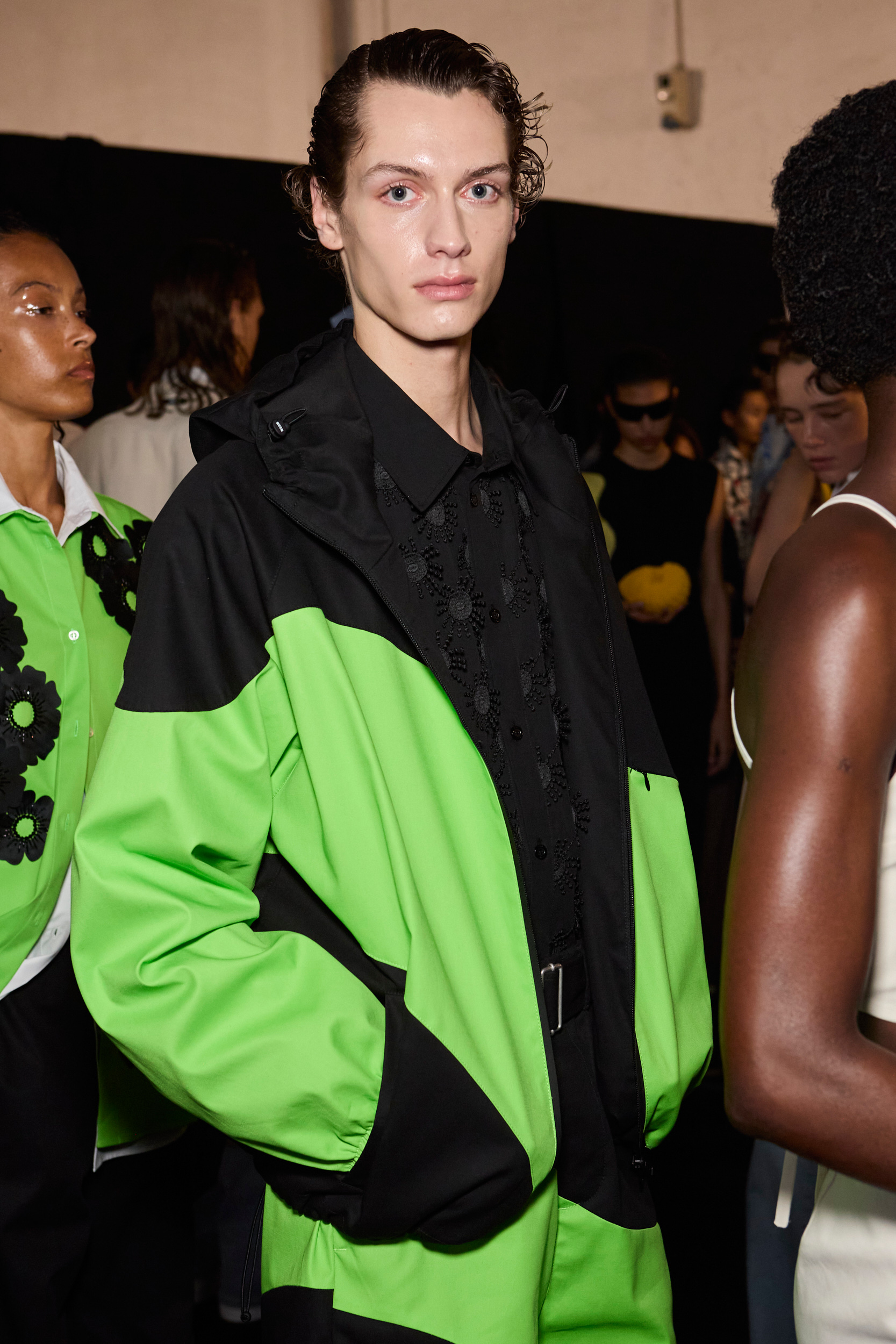 Msgm  Spring 2025 Men's Fashion Show Backstage