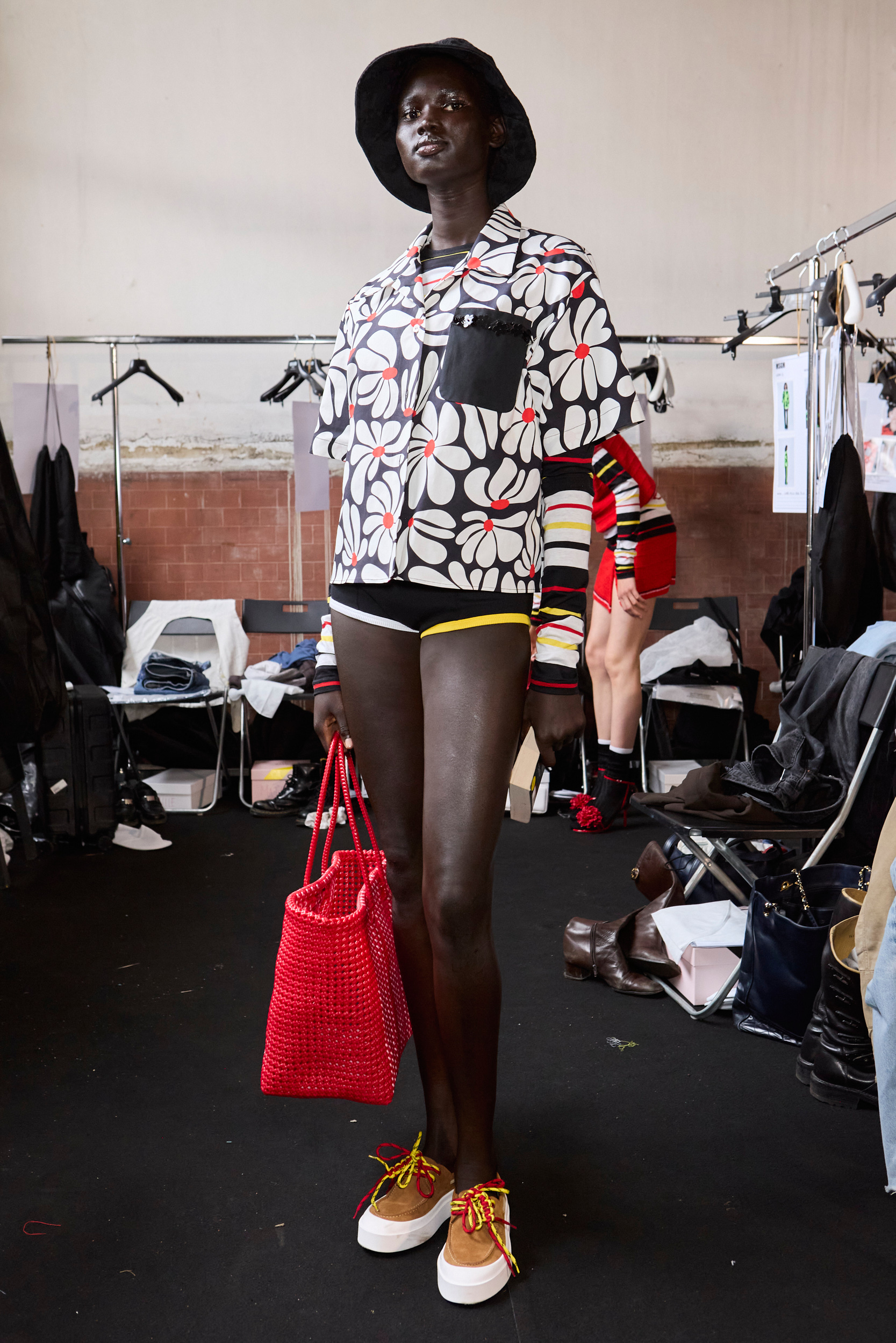 Msgm  Spring 2025 Men's Fashion Show Backstage