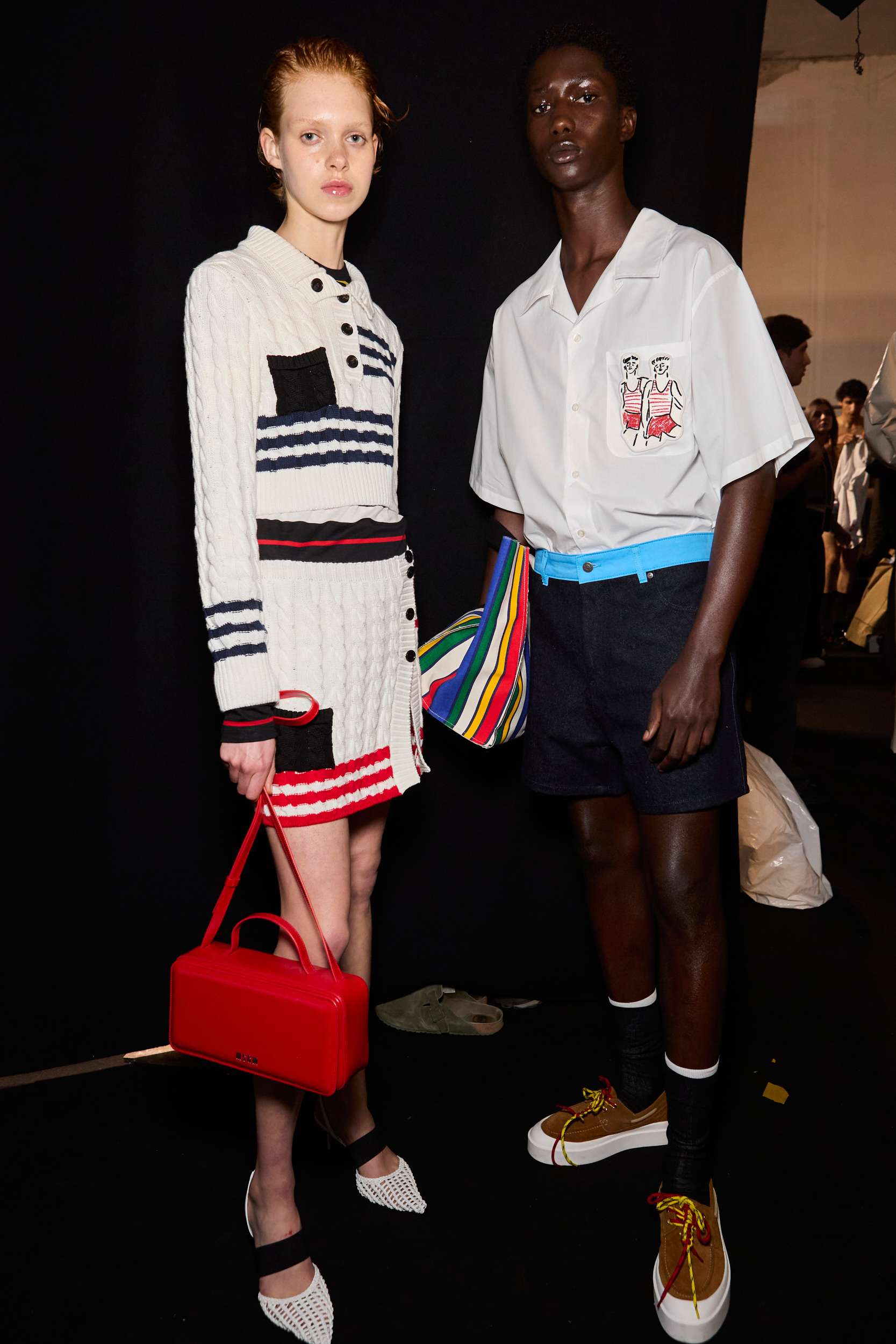 Msgm  Spring 2025 Men's Fashion Show Backstage