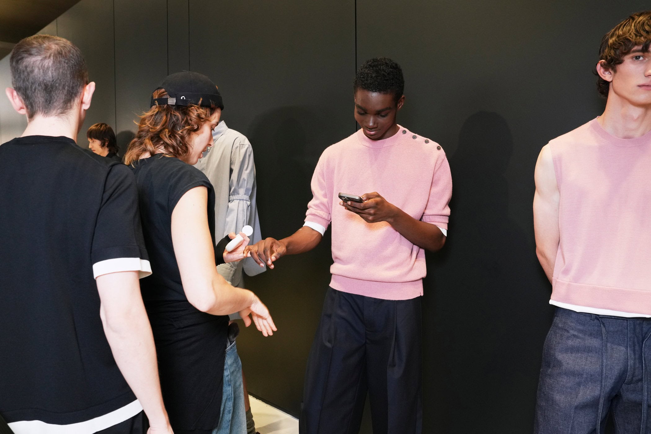 Neil Barrett  Spring 2025 Men's Fashion Show Backstage