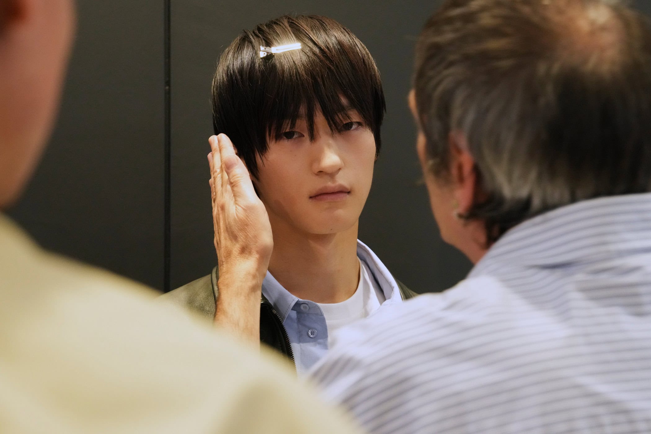 Neil Barrett  Spring 2025 Men's Fashion Show Backstage